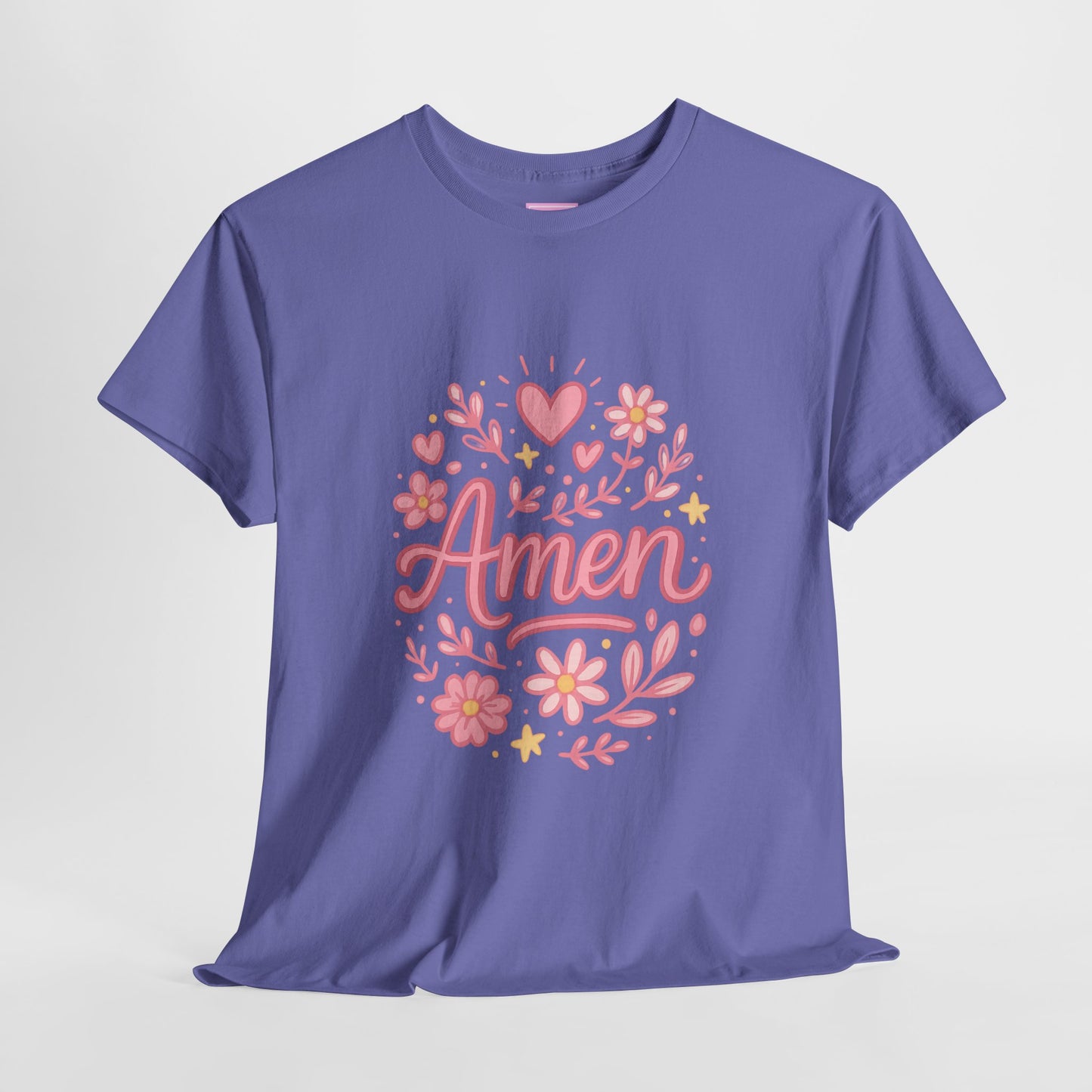 Amen Pink Floral Tee