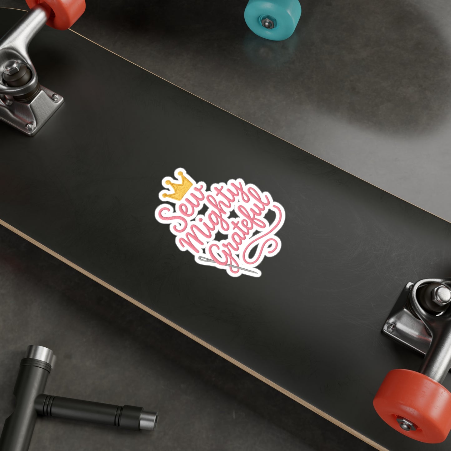 Sew Mighty Grateful 1 Vinyl Decal