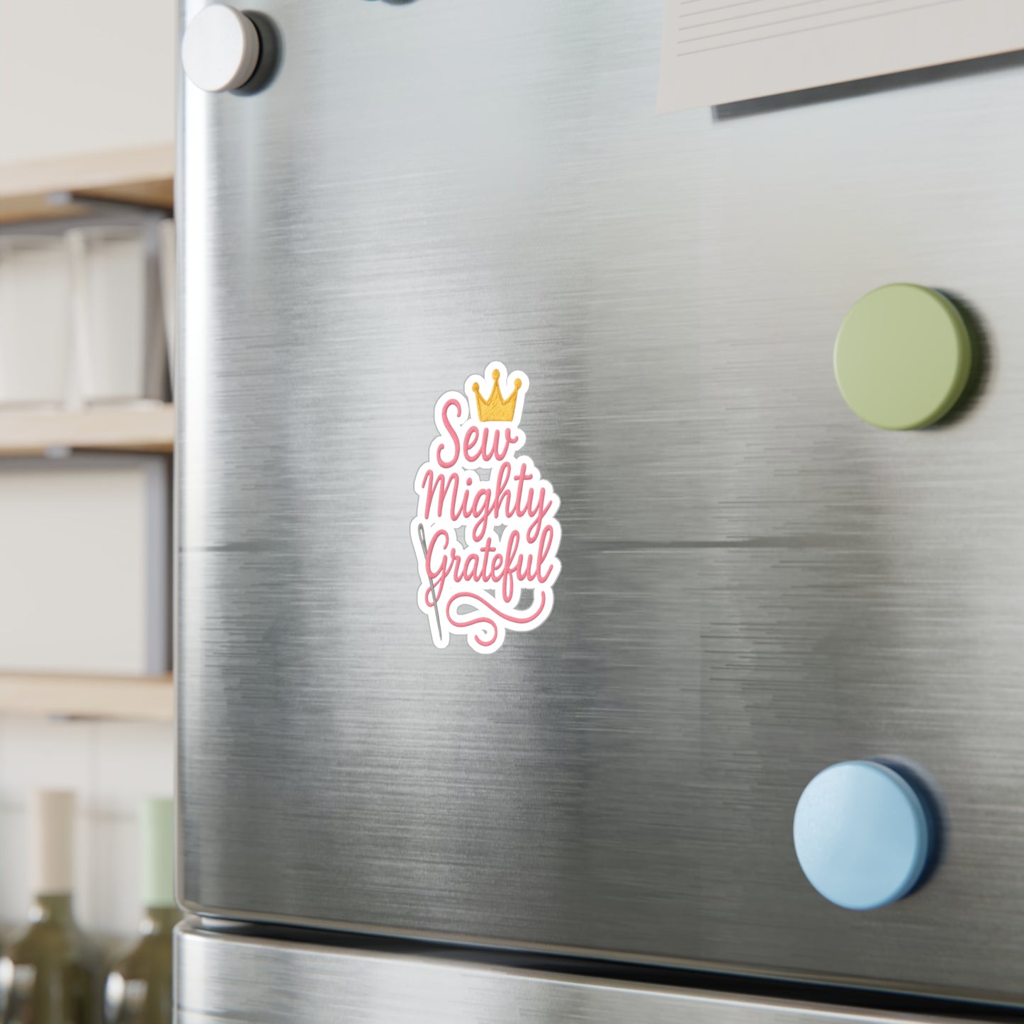 Sew Mighty Grateful 1 Vinyl Decal