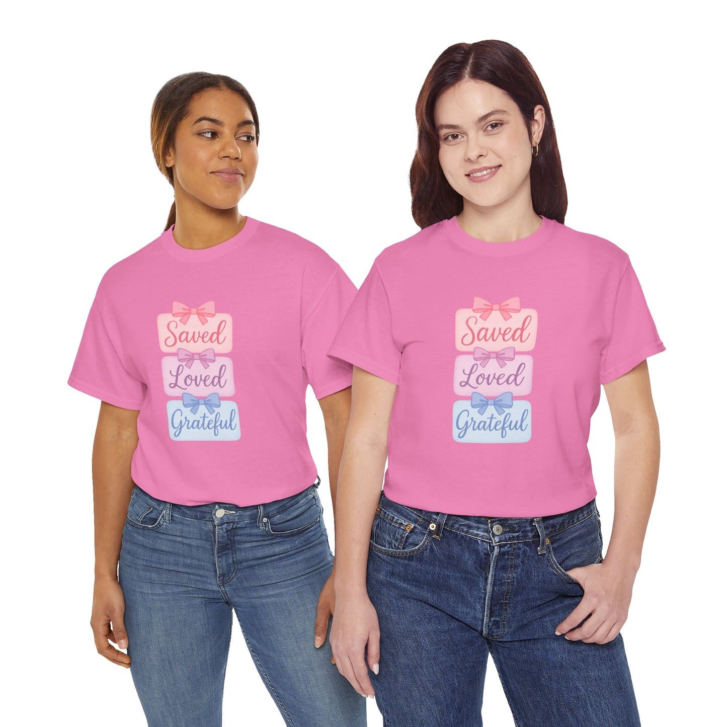 Saved Loved Grateful Tee