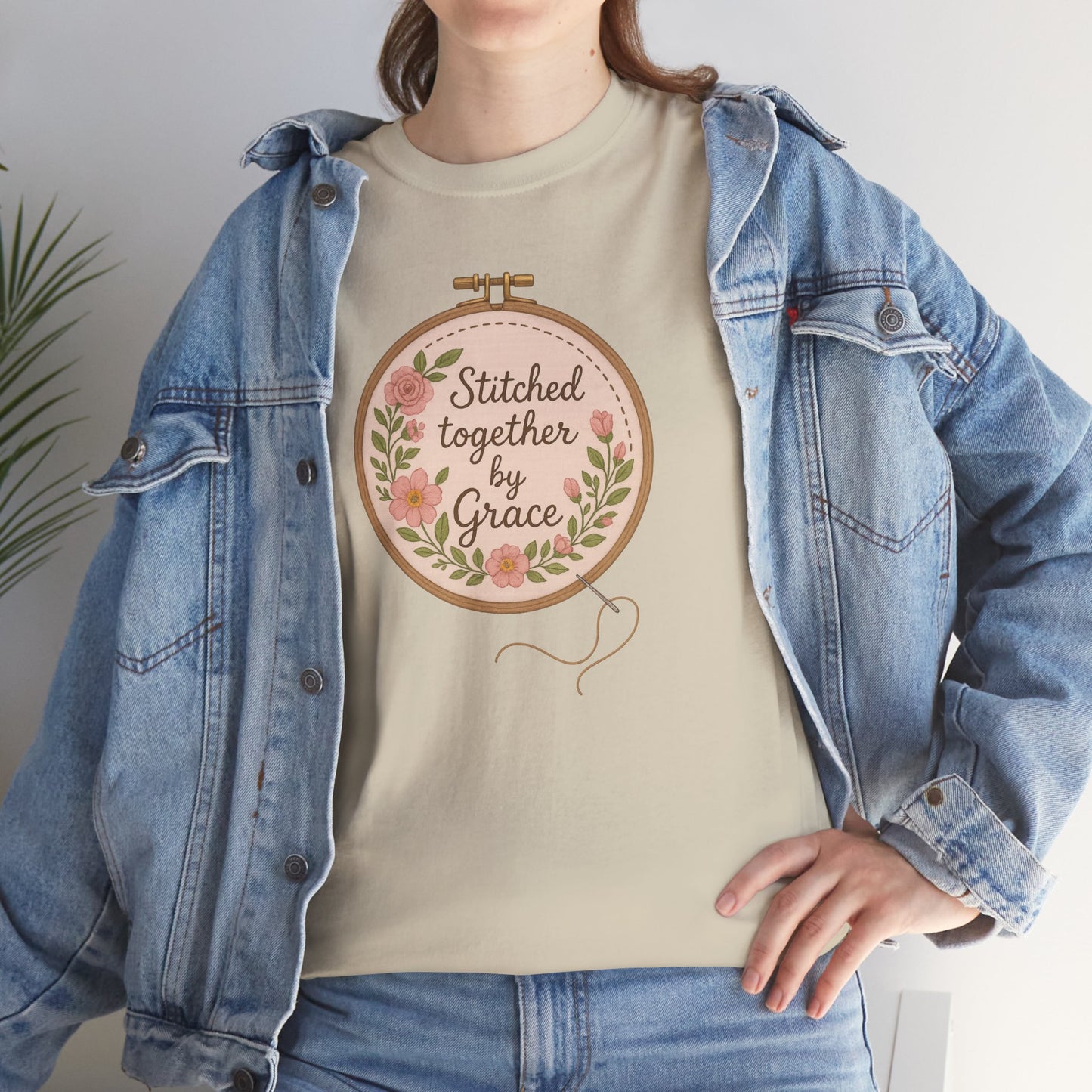 Stitched Together by Grace Floral Tee