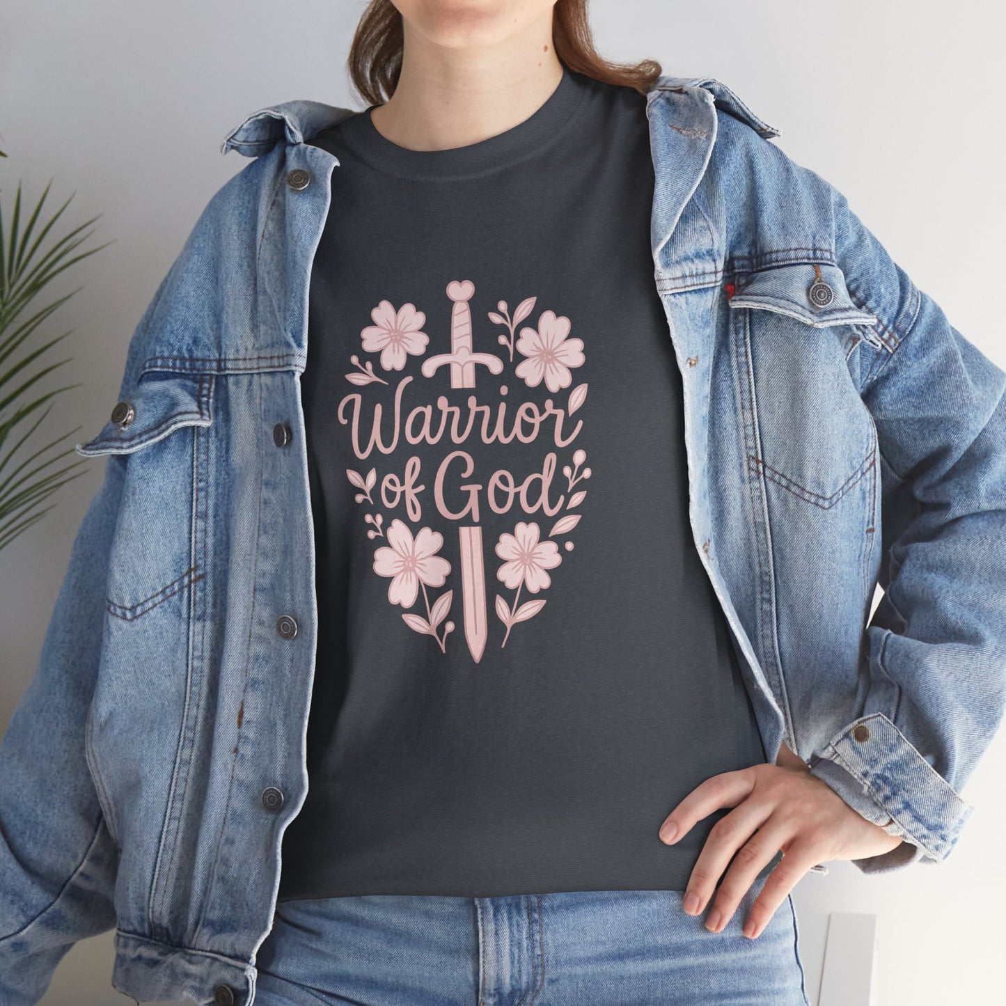 Warrior of God Floral Sword Tee