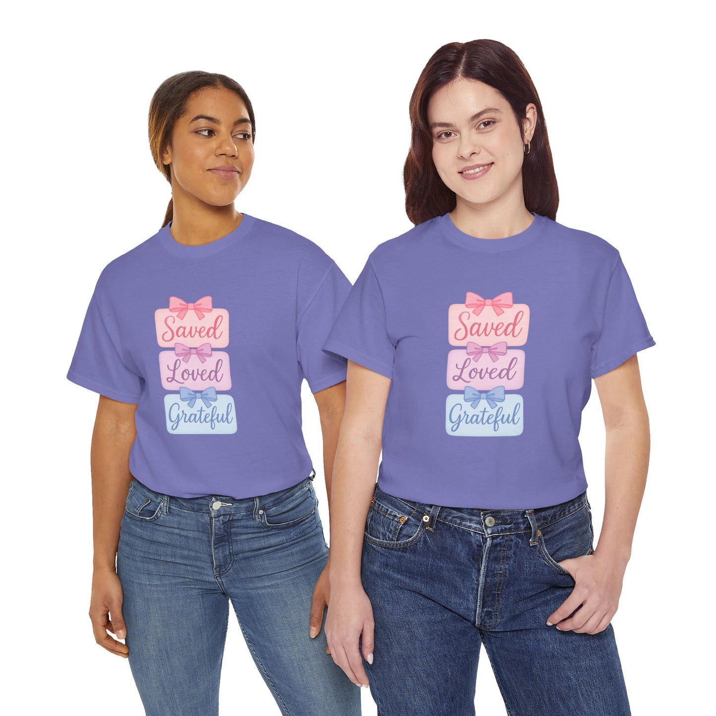Saved Loved Grateful Tee
