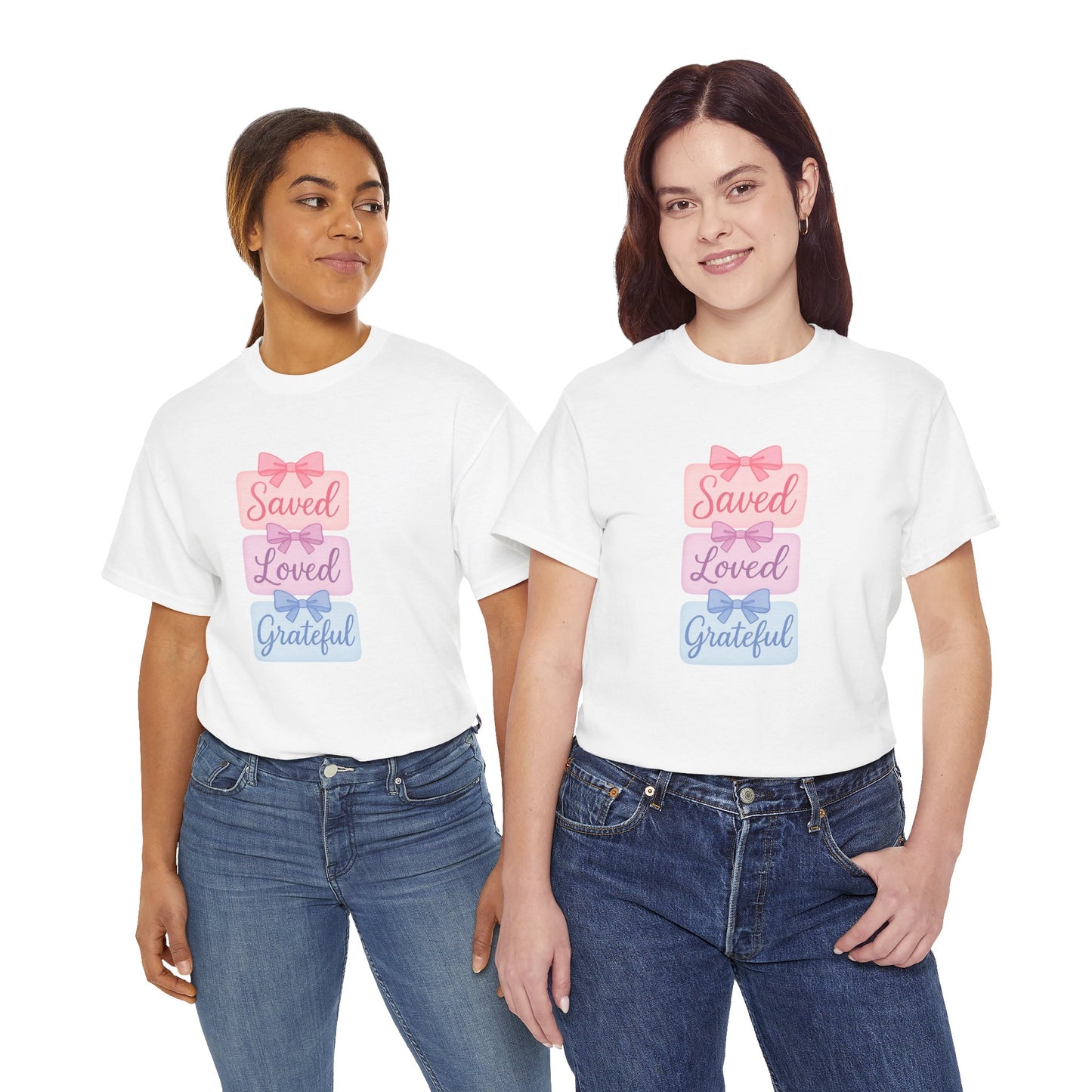 Saved Loved Grateful Tee