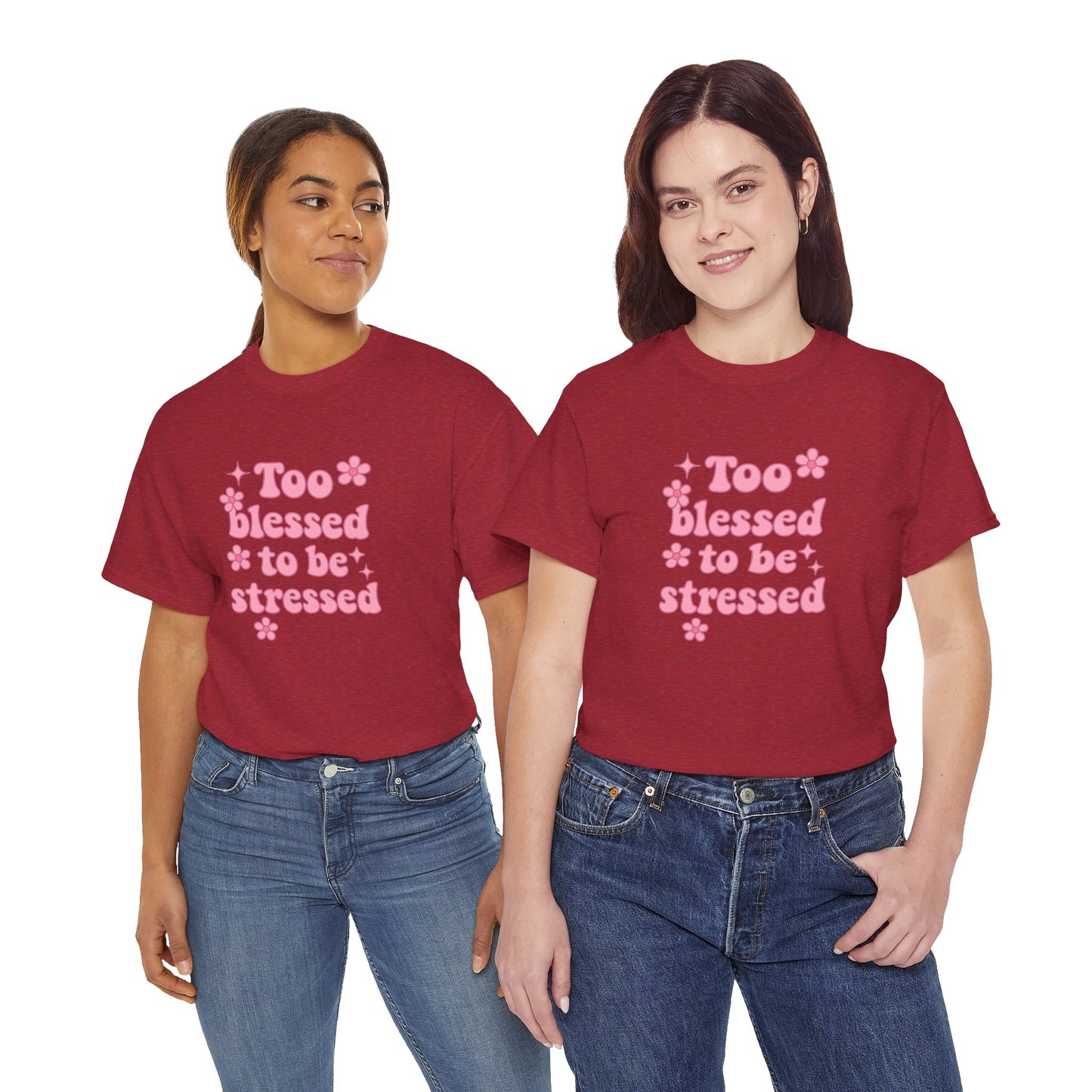 Too Blessed to Be Stressed Tee