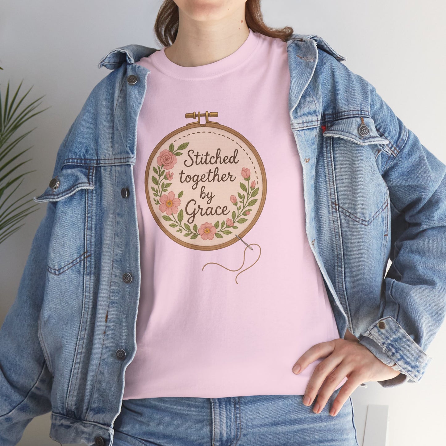 Stitched Together by Grace Floral Tee
