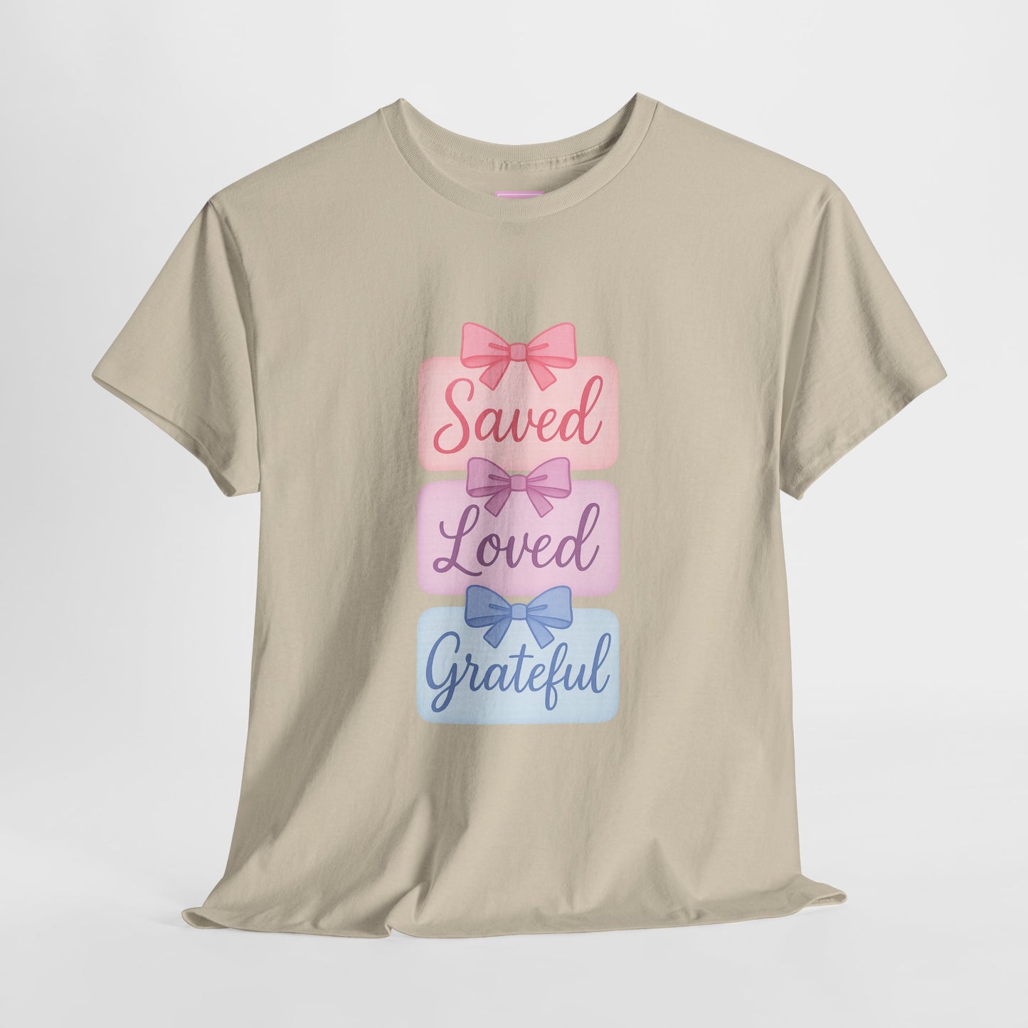 Saved Loved Grateful Tee