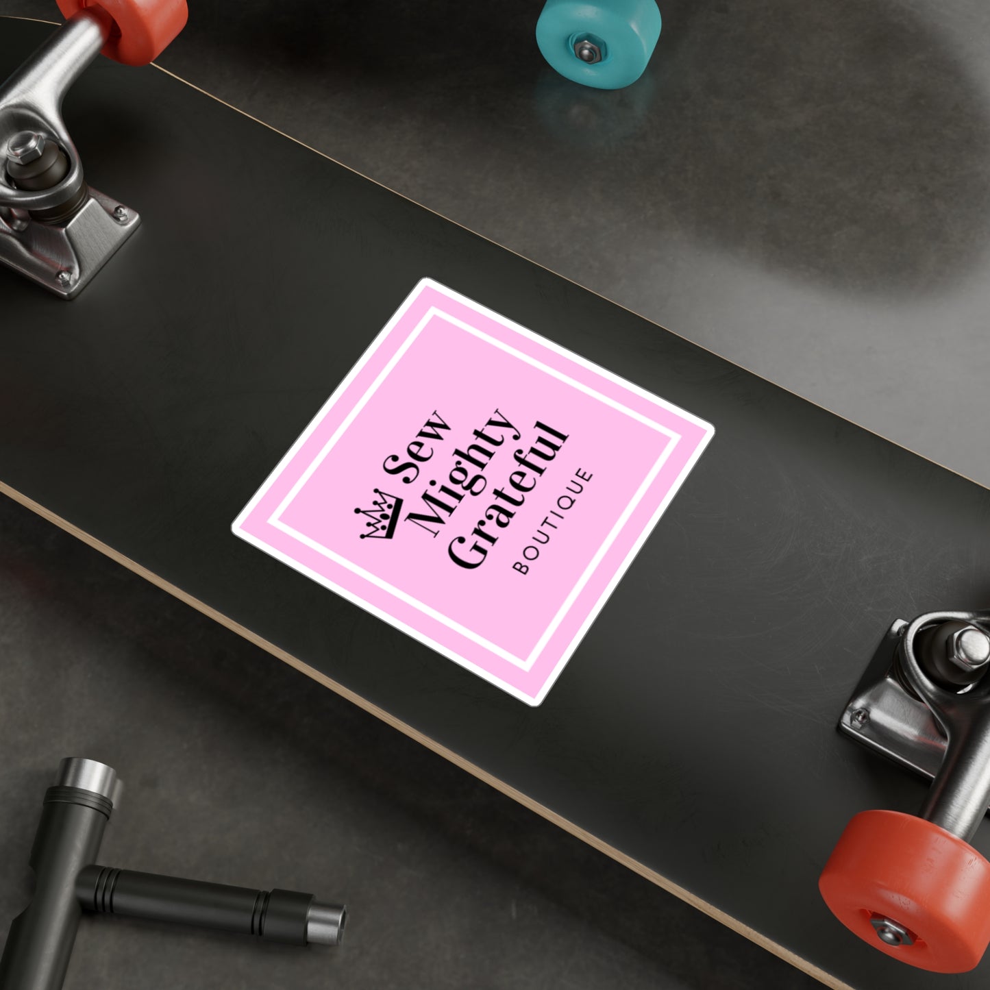 Sew Mighty Grateful Vinyl Decal