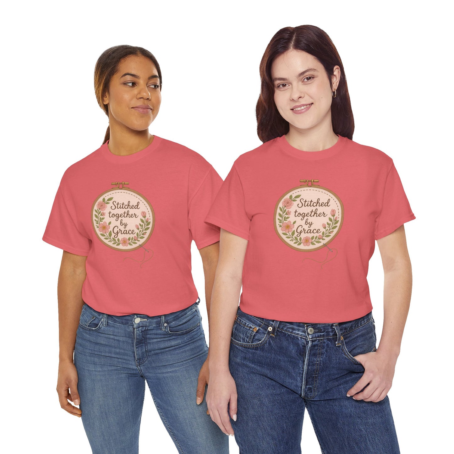 Stitched Together by Grace Floral Tee