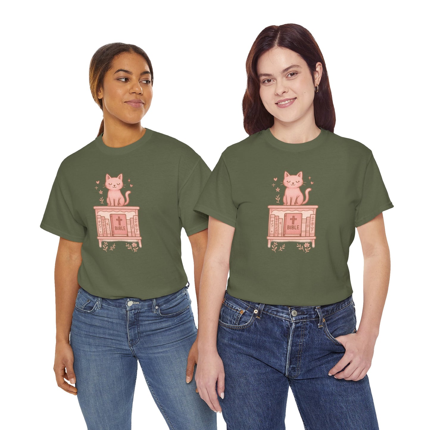 Cute Cat Bible Tee