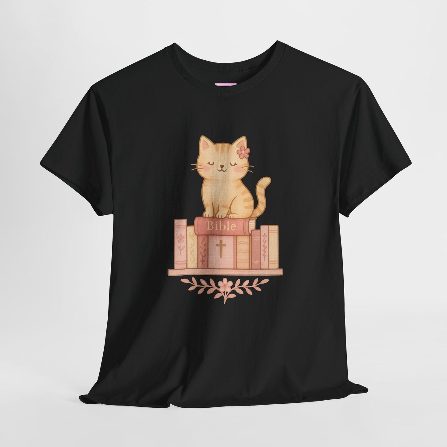 Cute Cat & Bible Lover Tee