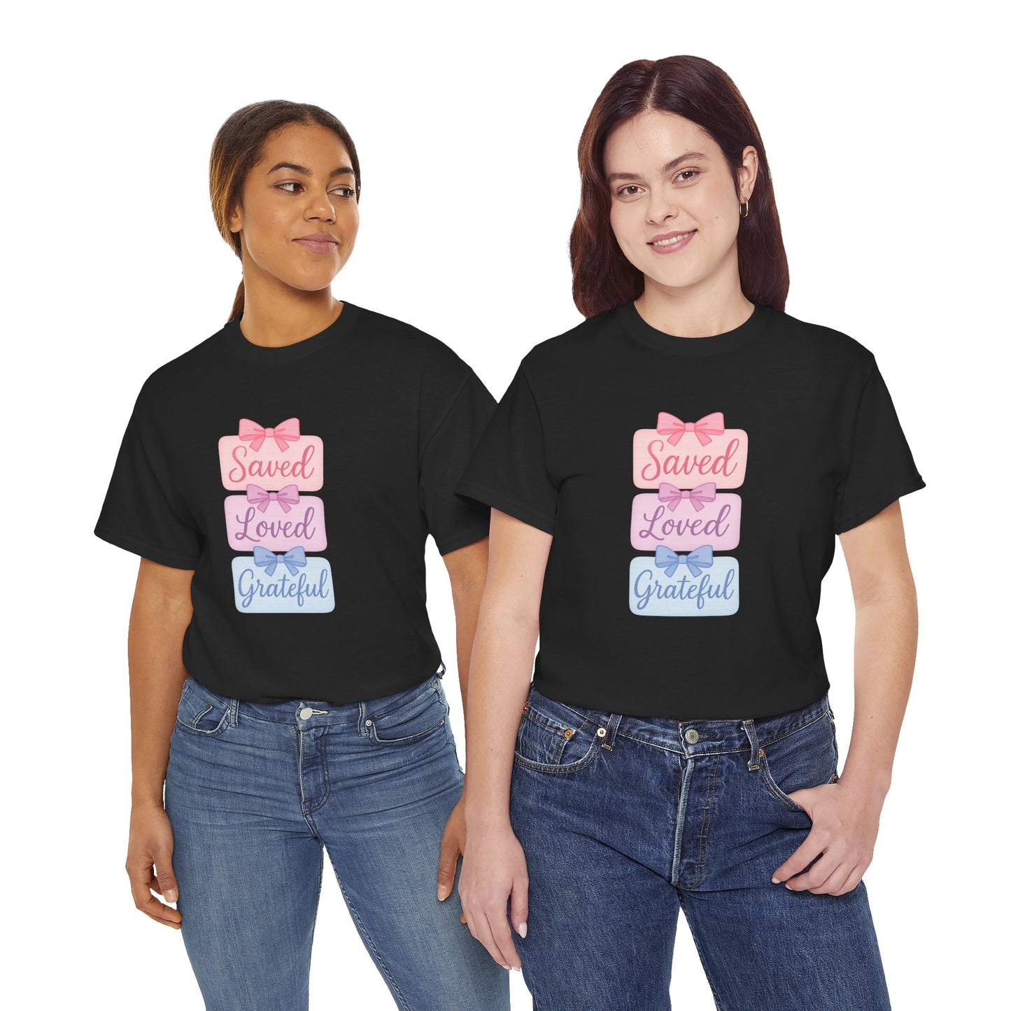 Saved Loved Grateful Tee