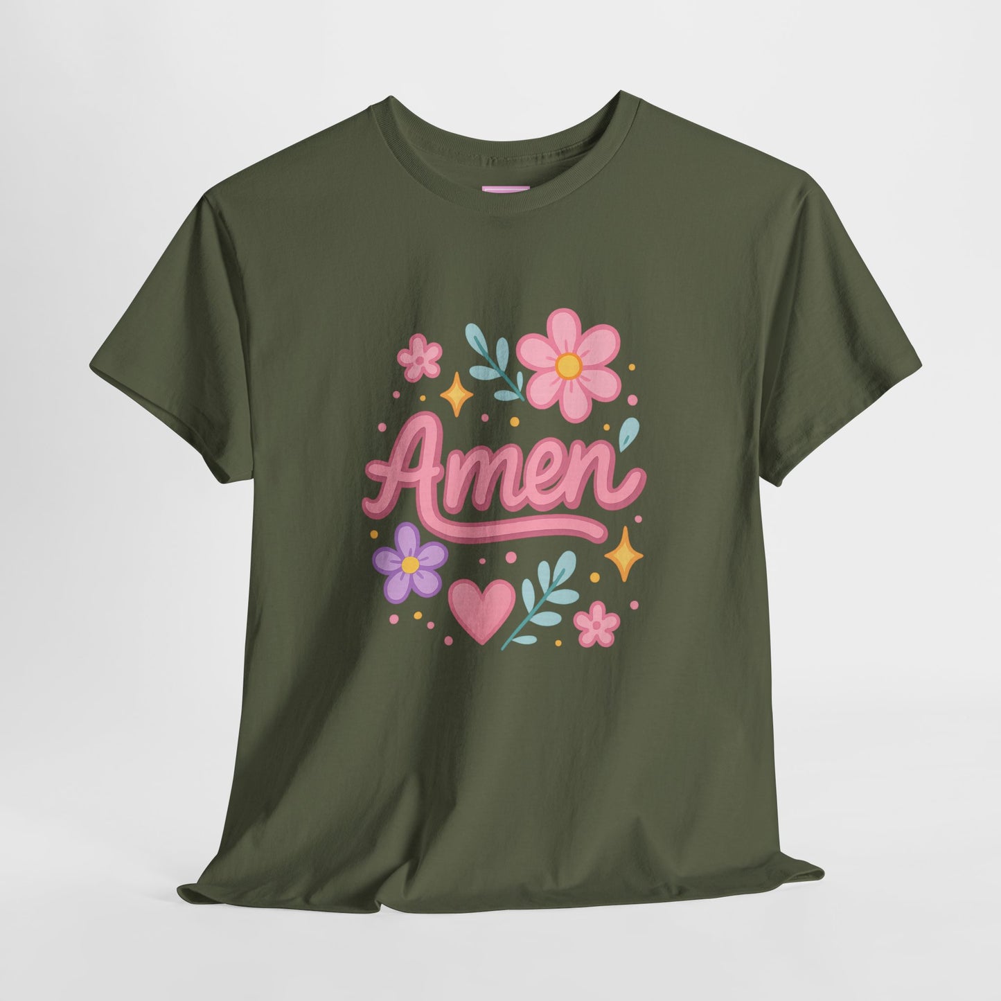 Amen Floral Star Tee