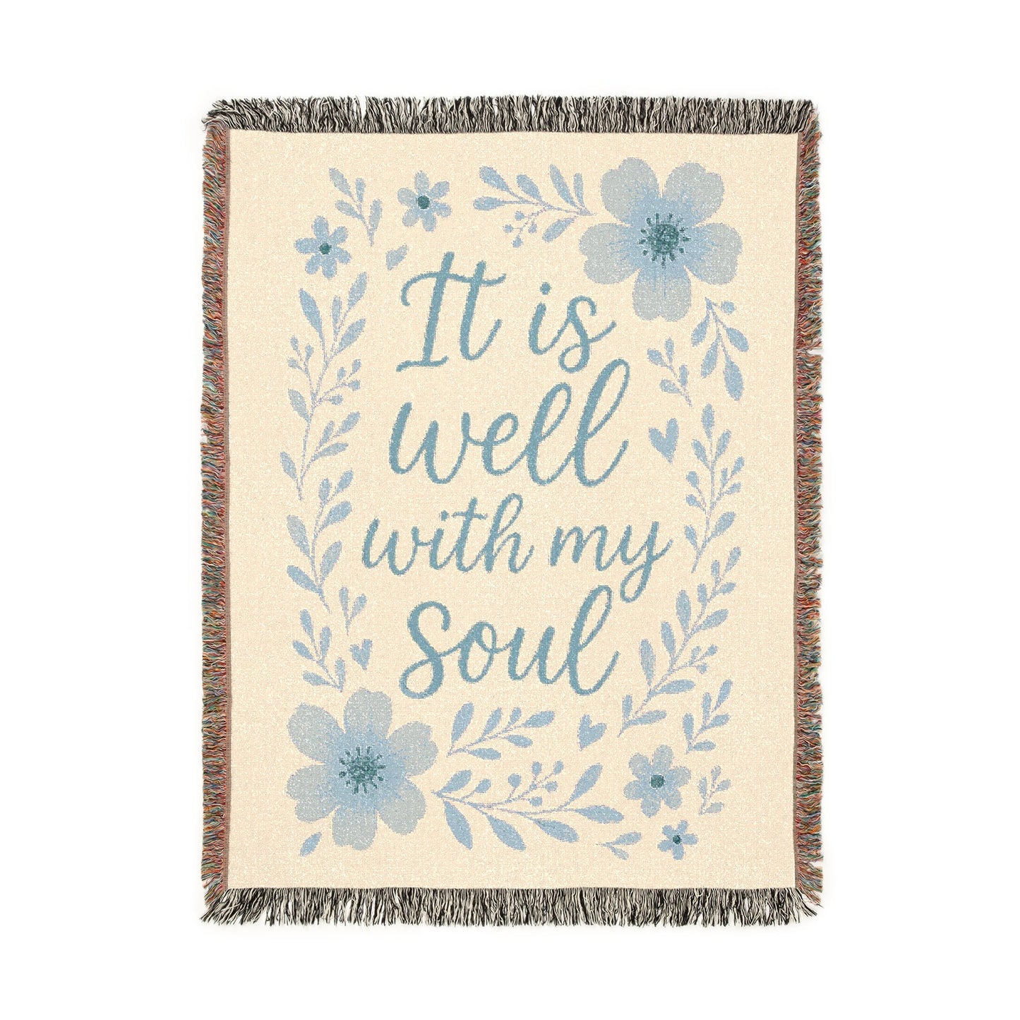 It Is Well With My Soul Woven Blanket