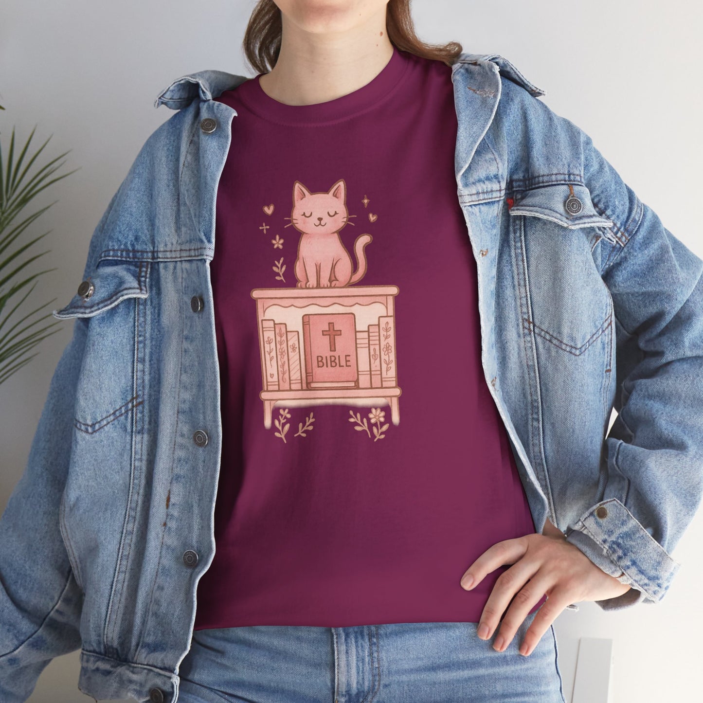 Cute Cat Bible Tee