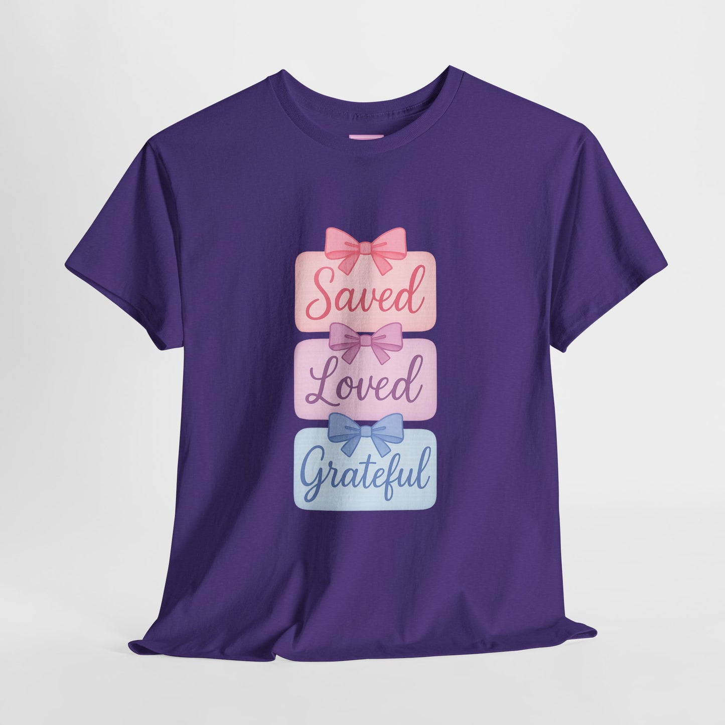 Saved Loved Grateful Tee
