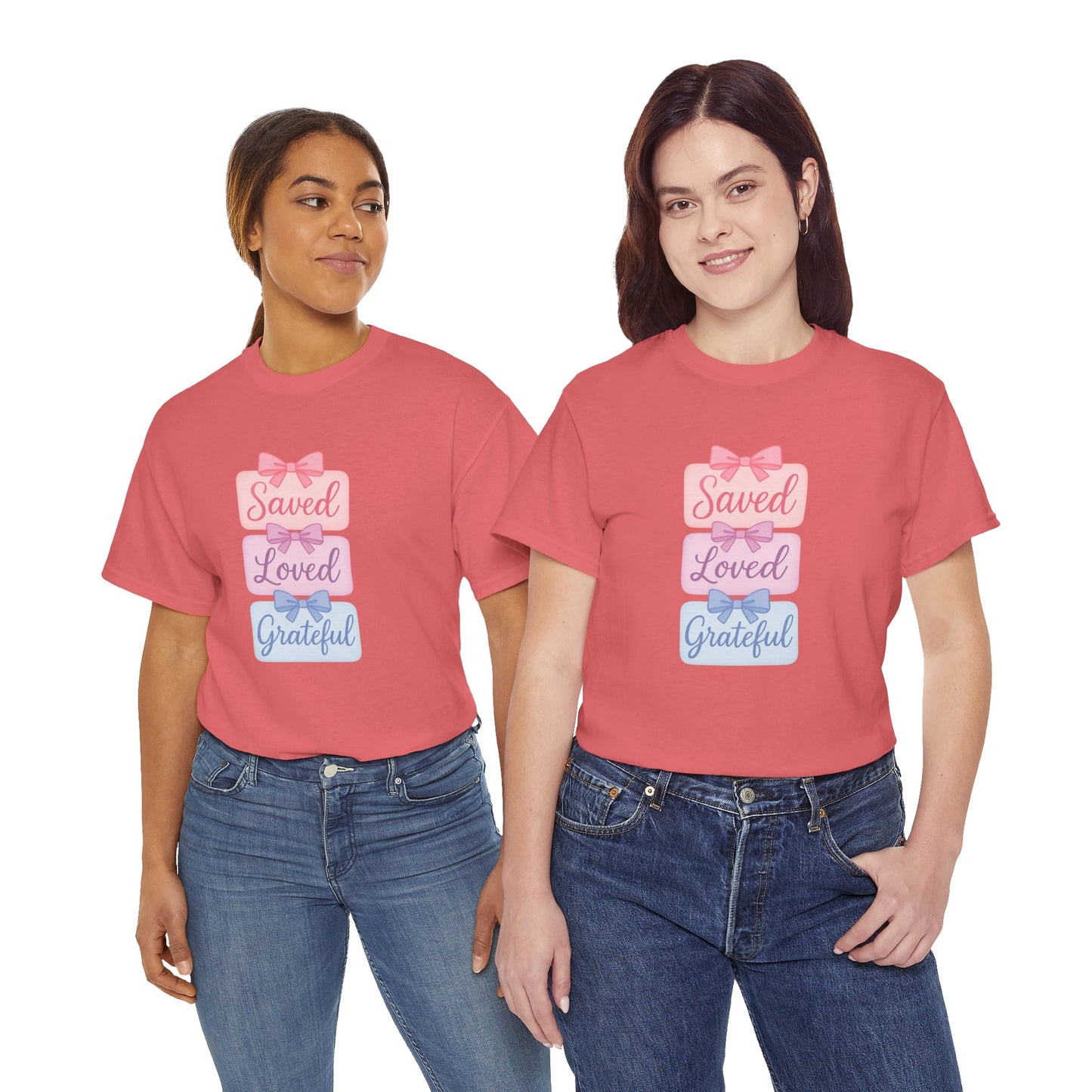Saved Loved Grateful Tee
