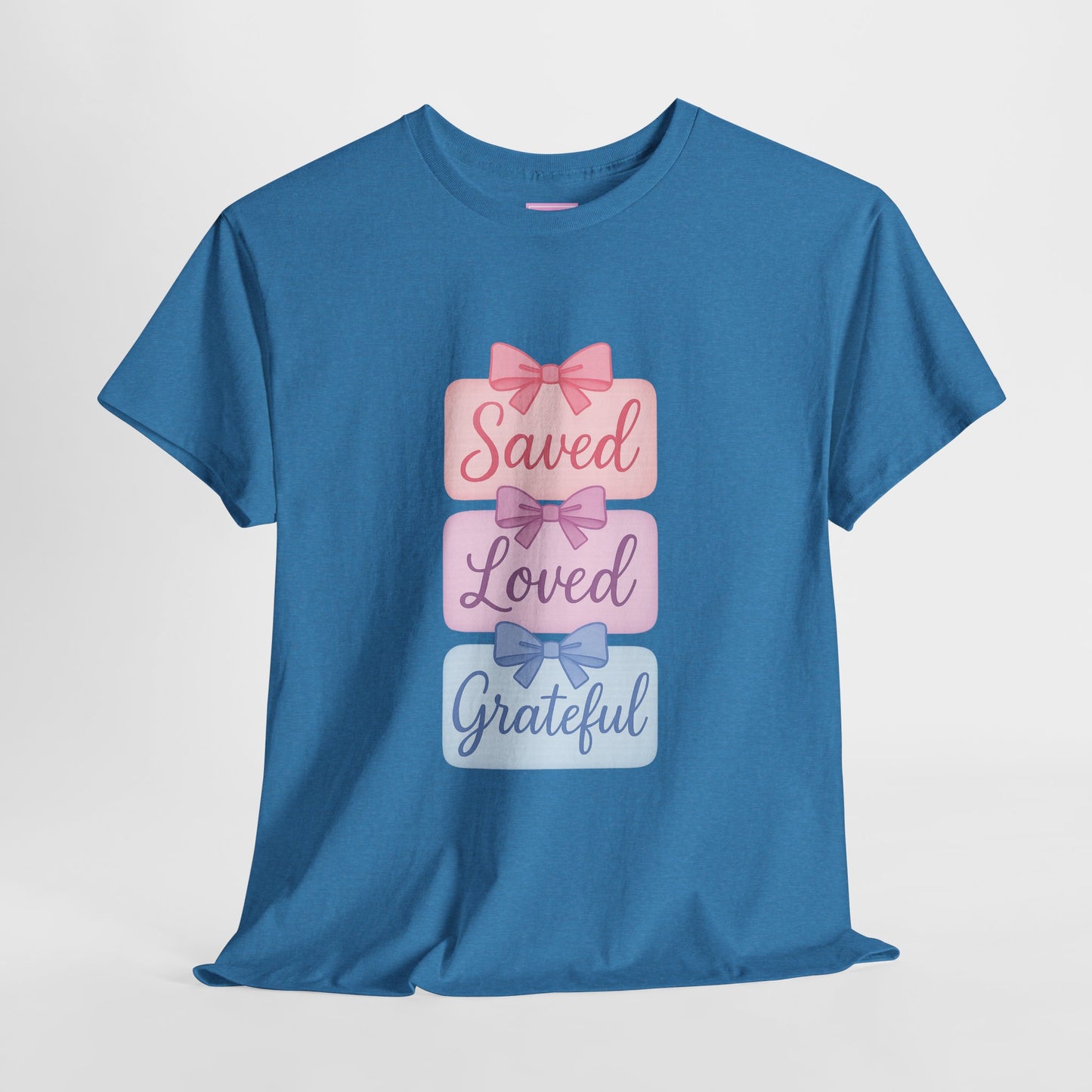 Saved Loved Grateful Tee