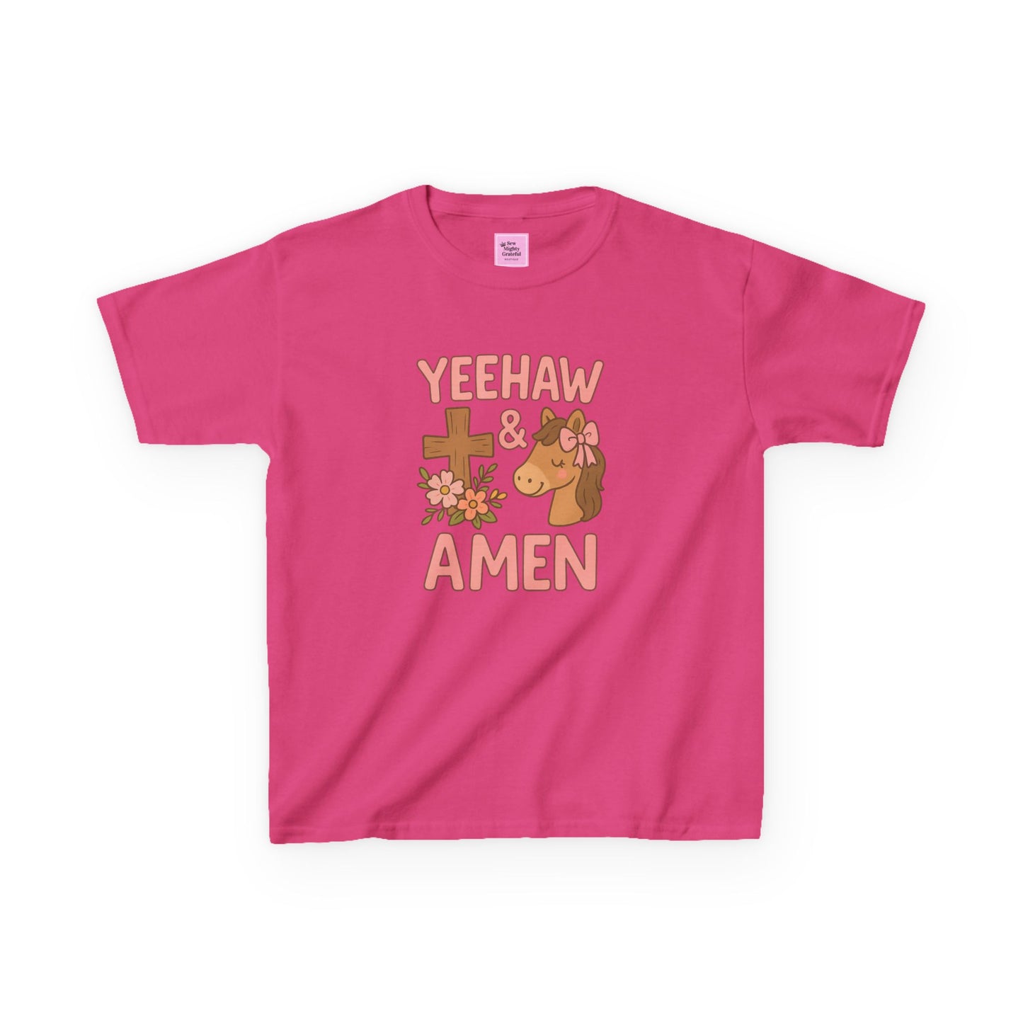 Yeehaw & Amen Kids Tee