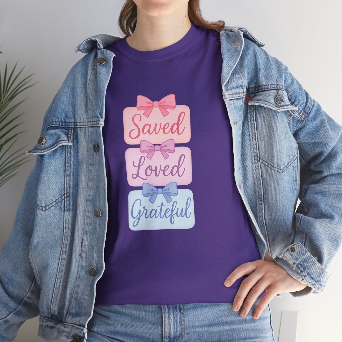 Saved Loved Grateful Tee