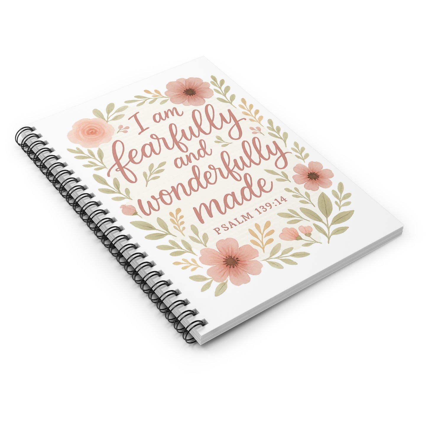 Fearfully and Wonderfully Made Spiral Notebook