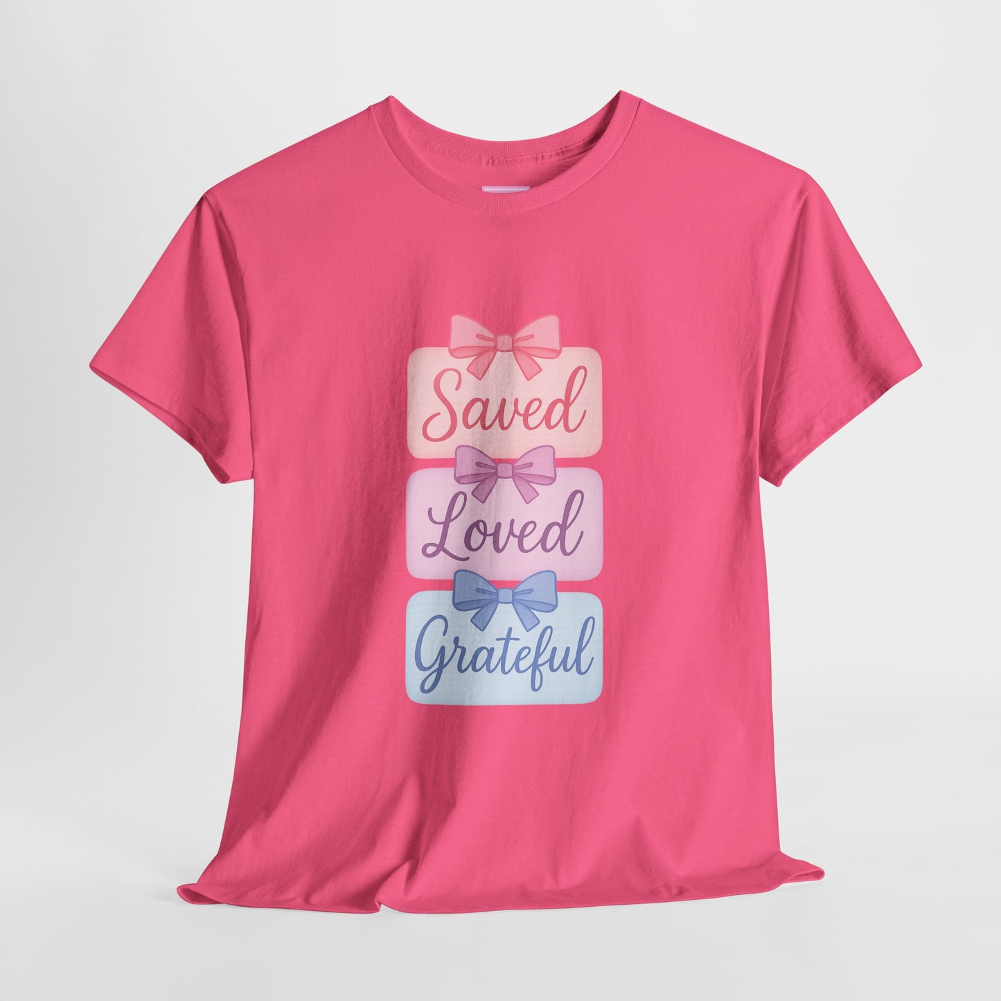 Saved Loved Grateful Tee