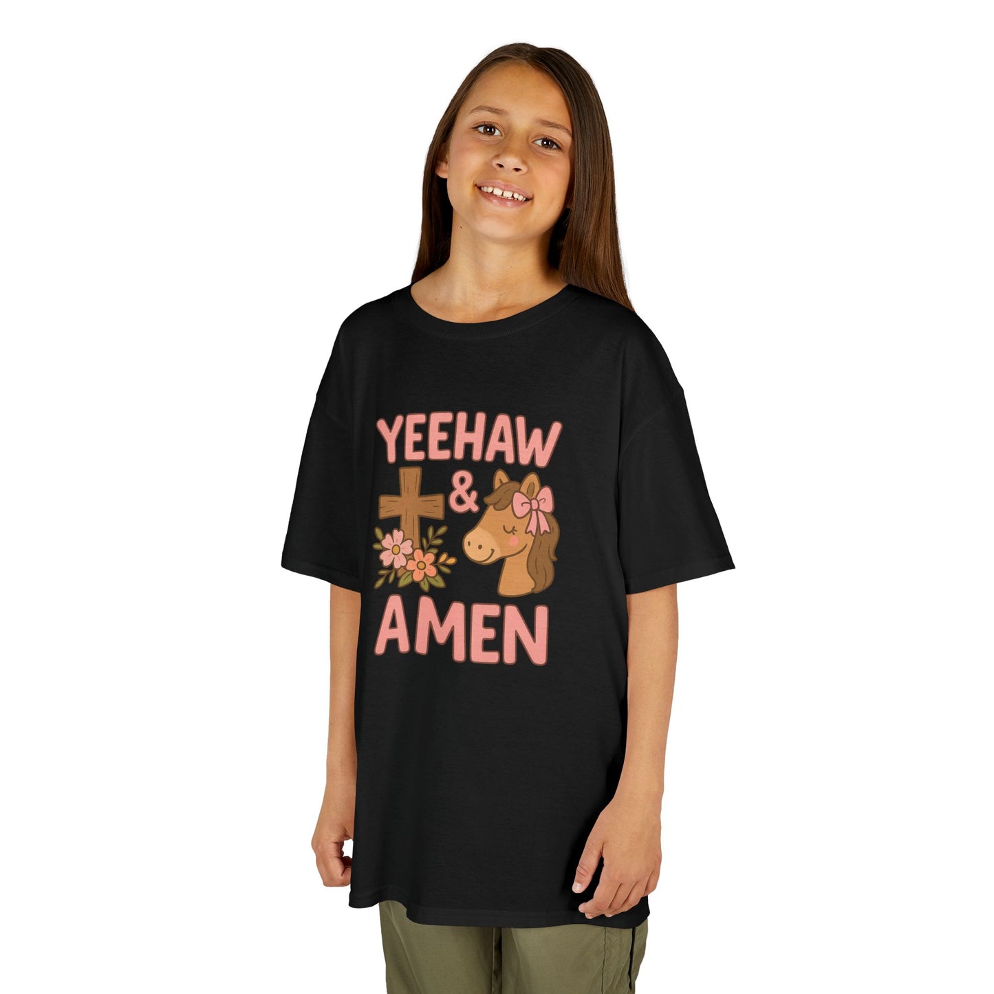 Yeehaw & Amen Kids Tee