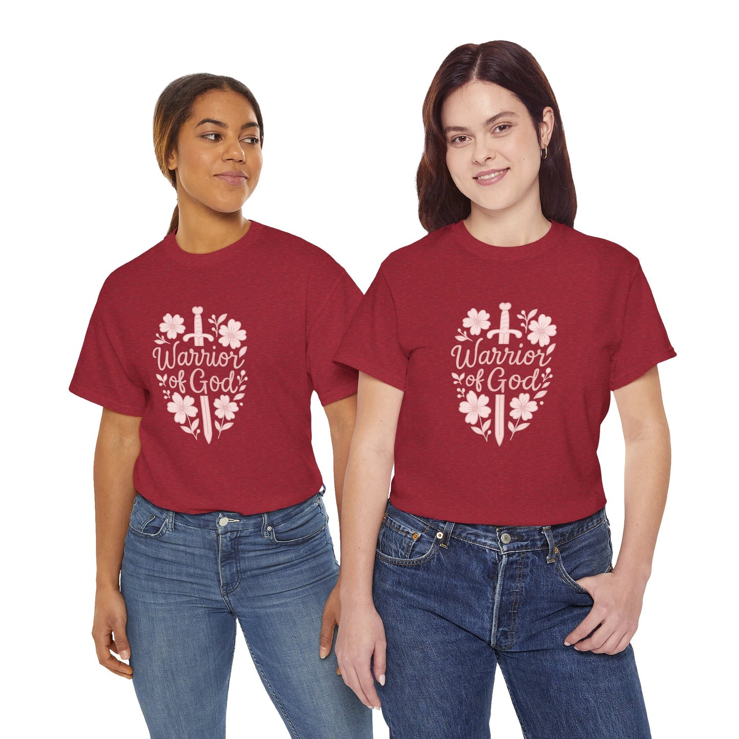 Warrior of God Floral Sword Tee
