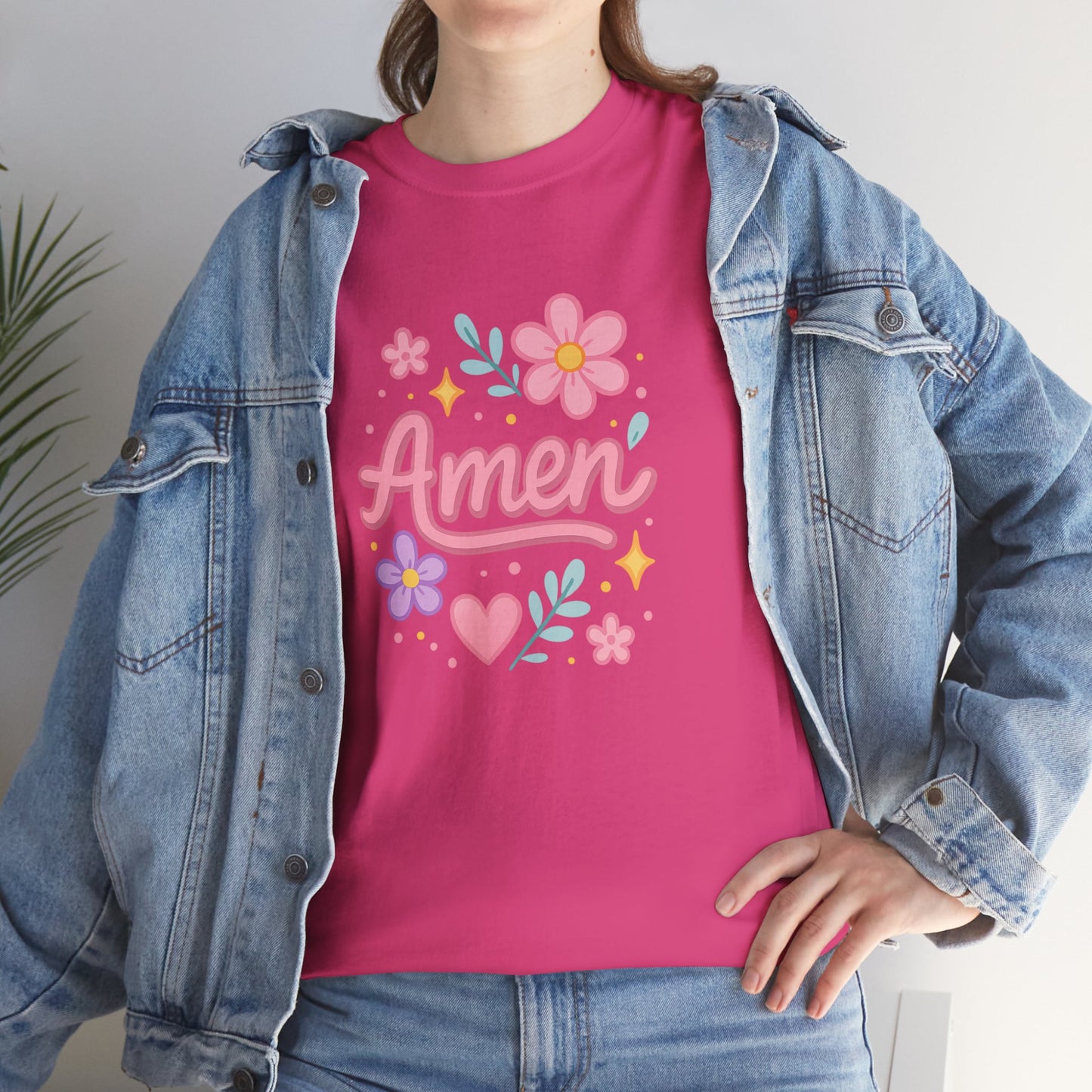 Amen Floral Star Tee