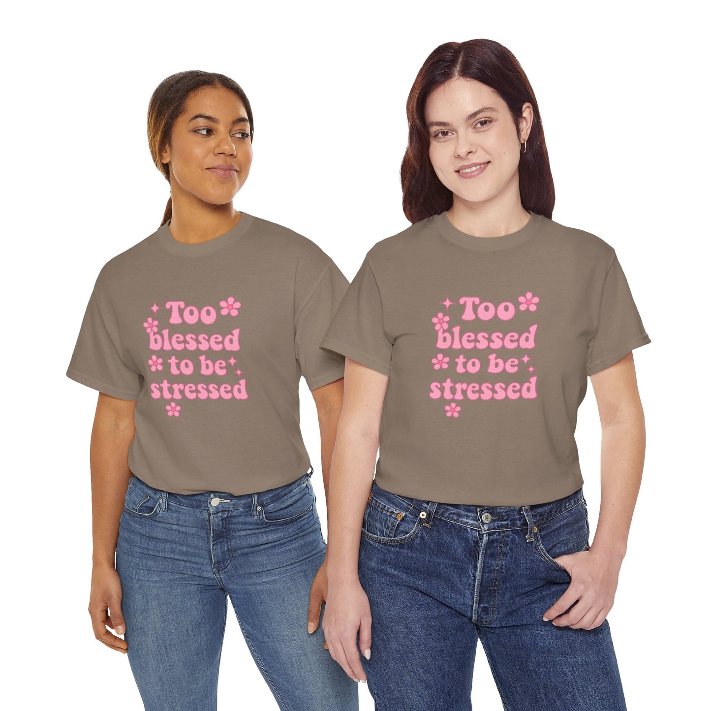 Too Blessed to Be Stressed Tee