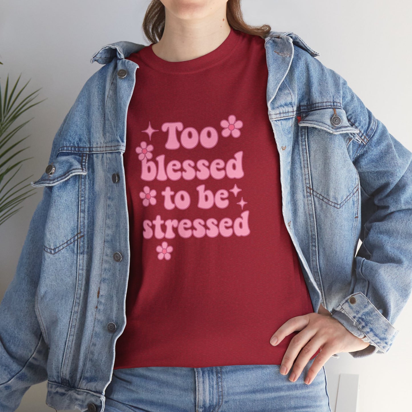 Too Blessed to Be Stressed Tee