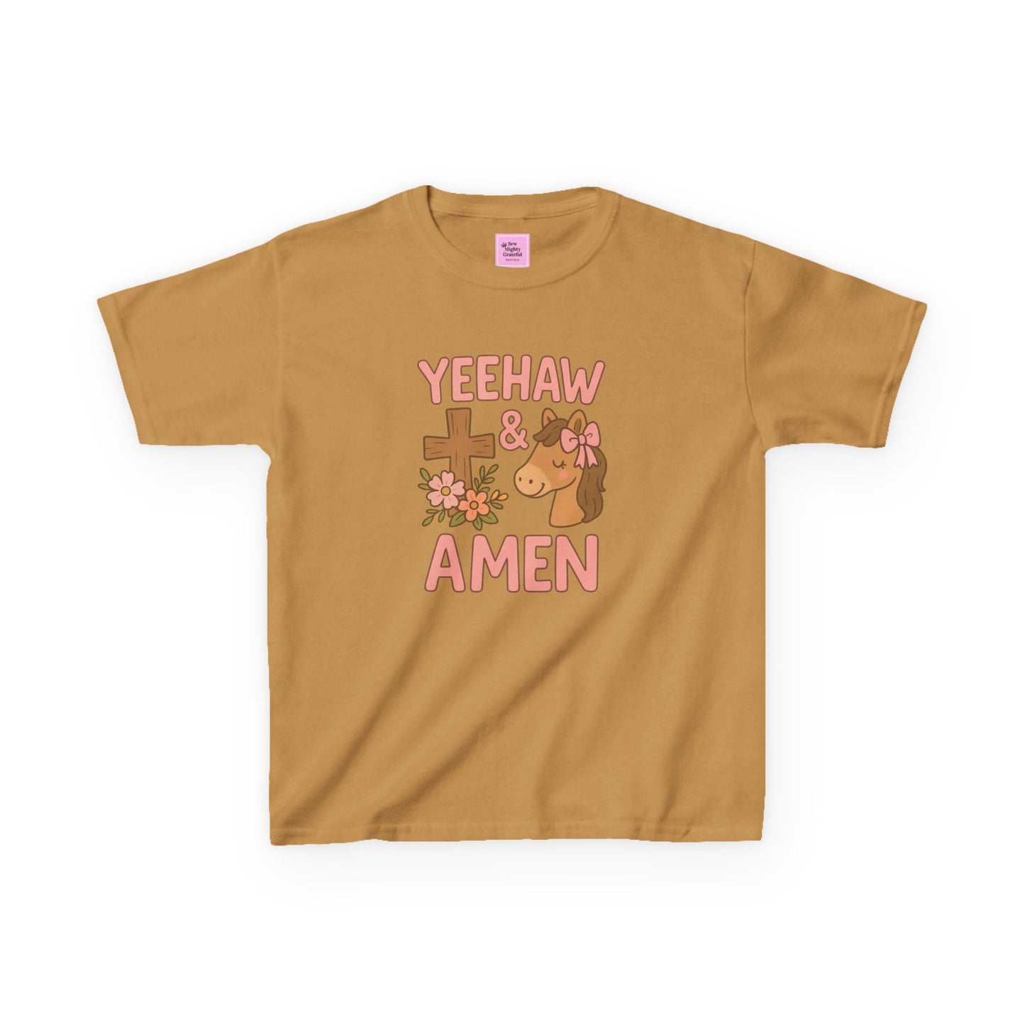 Yeehaw & Amen Kids Tee