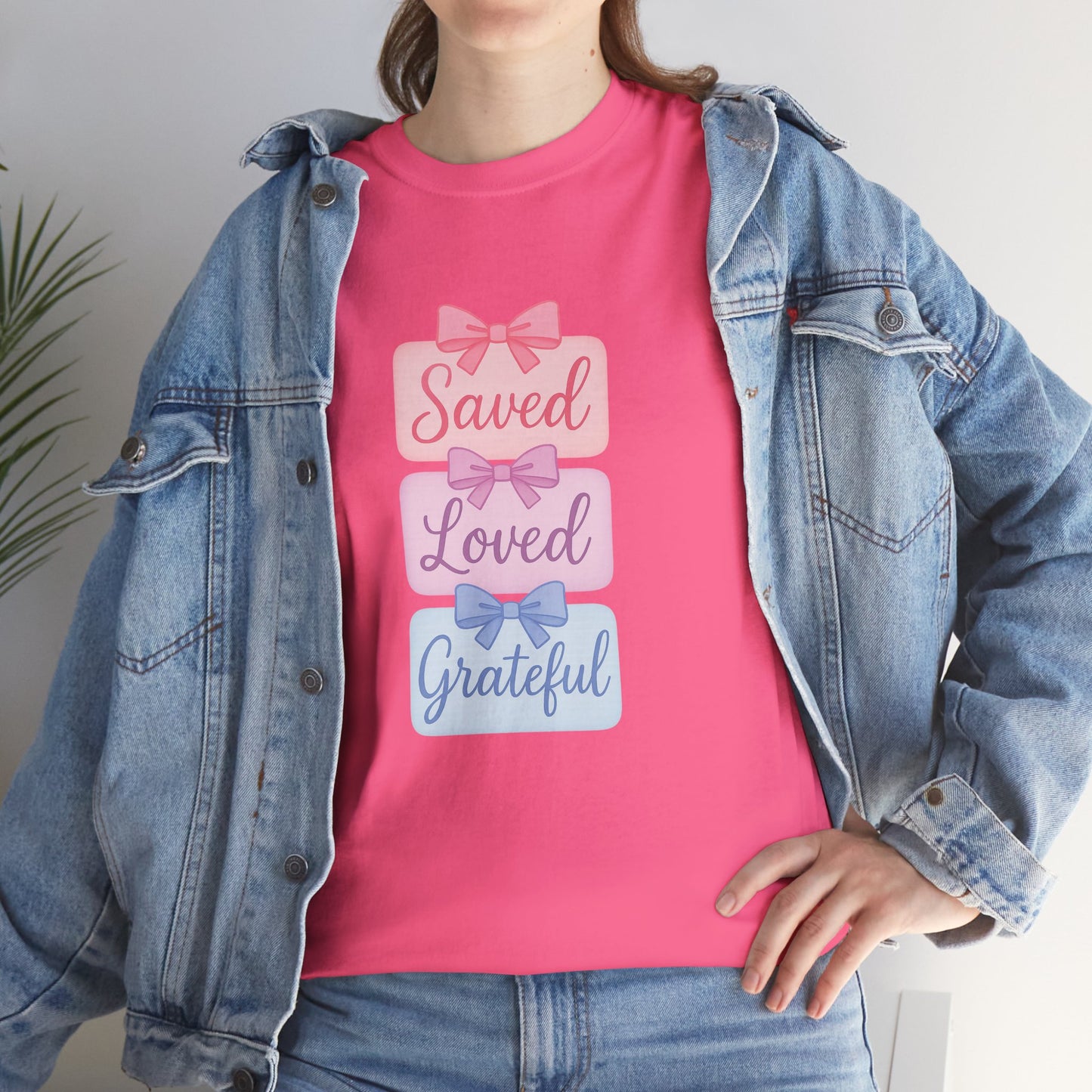 Saved Loved Grateful Tee