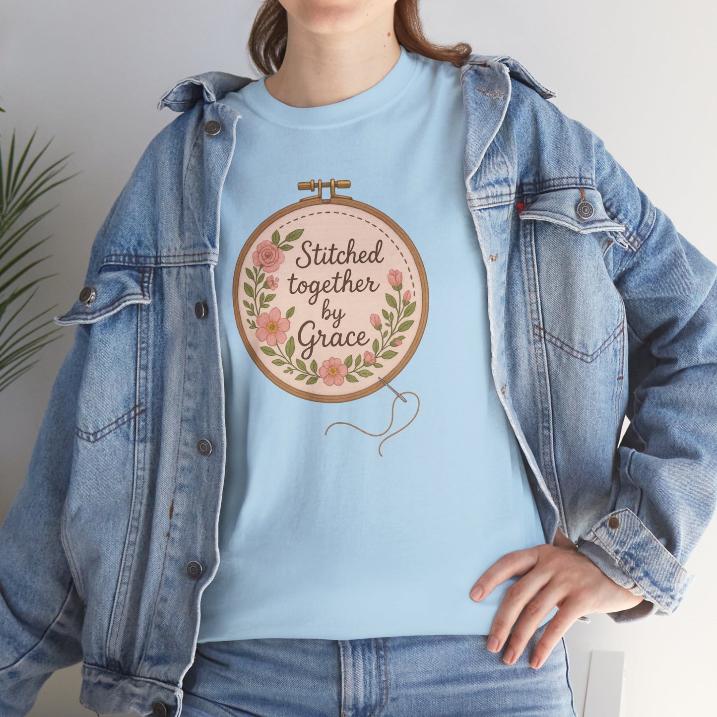 Stitched Together by Grace Floral Tee