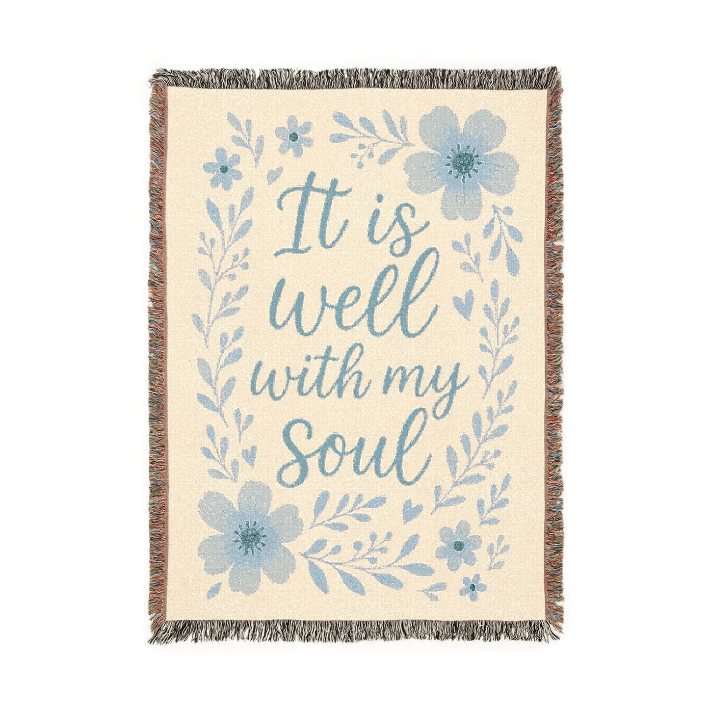 It Is Well With My Soul Woven Blanket