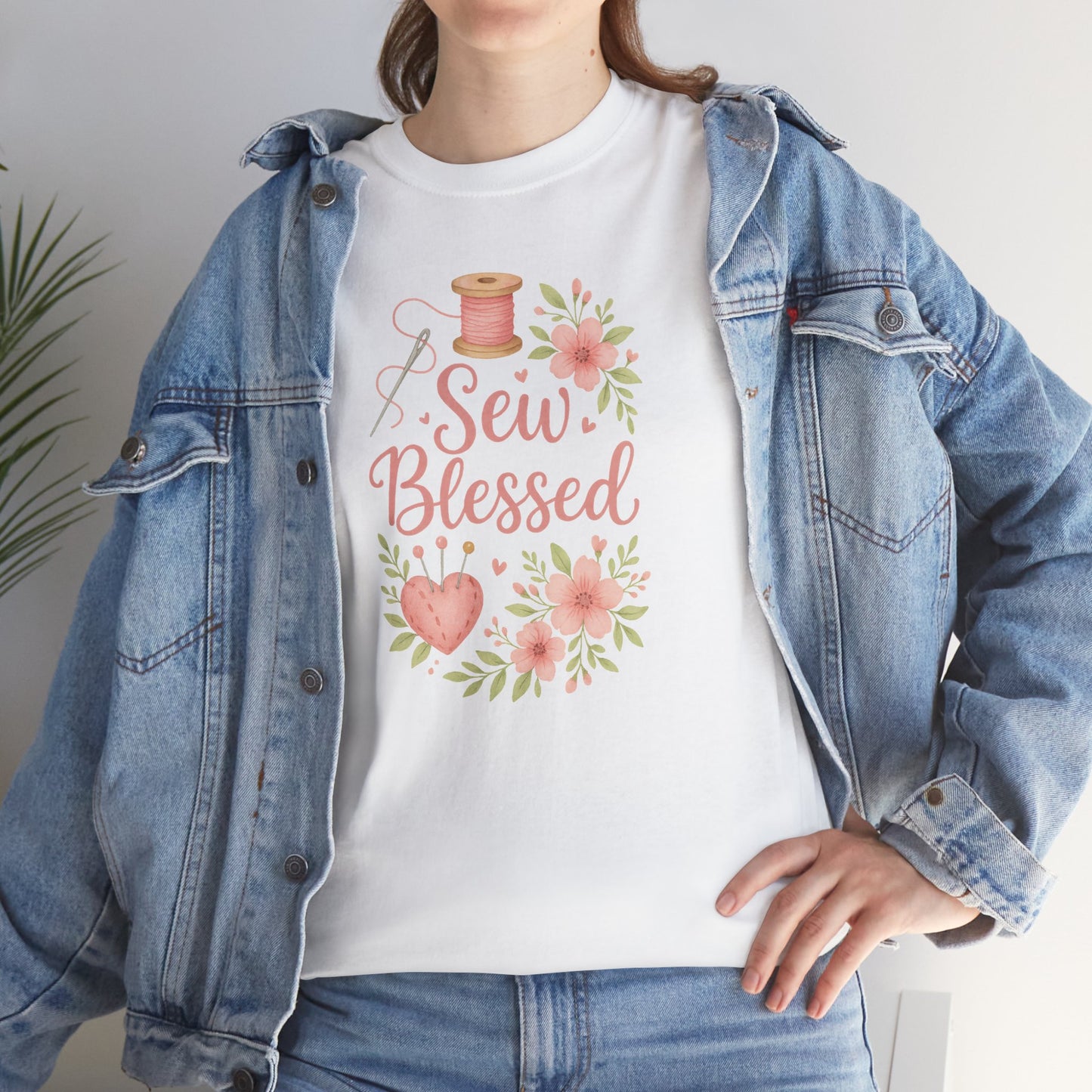 Sew Blessed Floral Tee