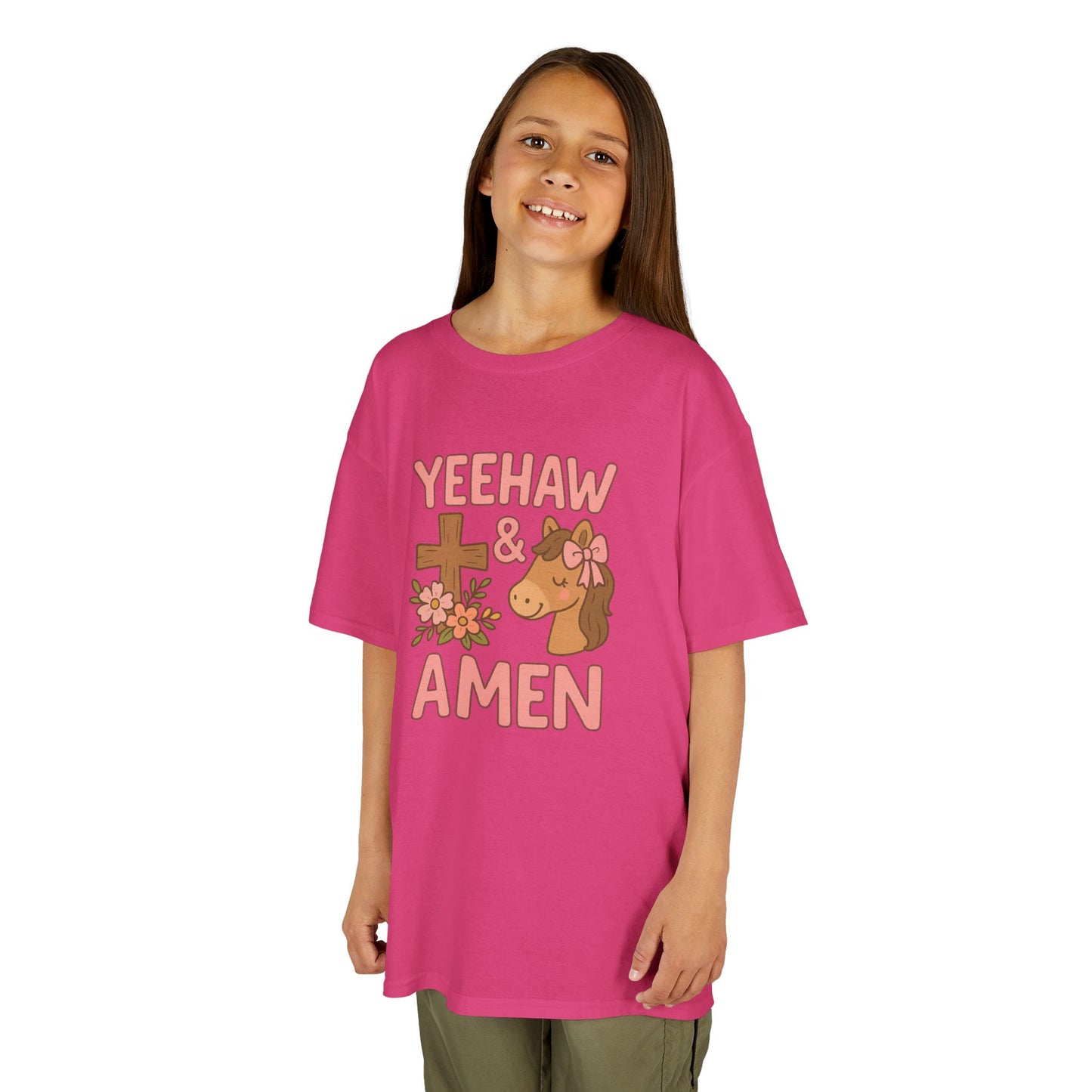 Yeehaw & Amen Kids Tee