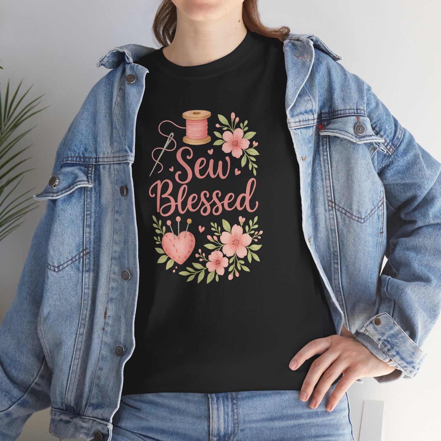 Sew Blessed Floral Tee