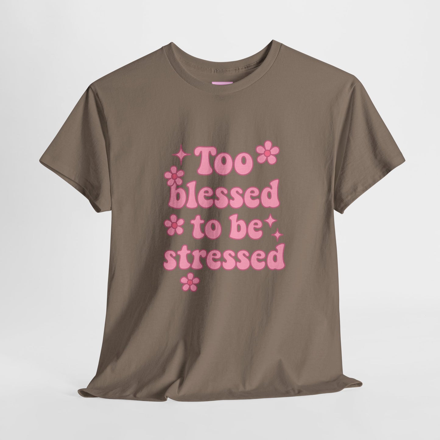 Too Blessed to Be Stressed Tee