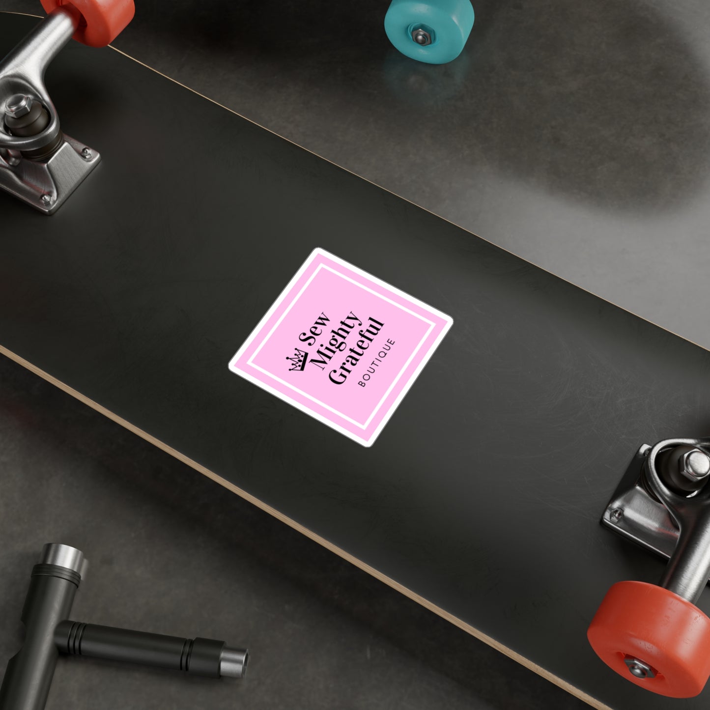 Sew Mighty Grateful Vinyl Decal