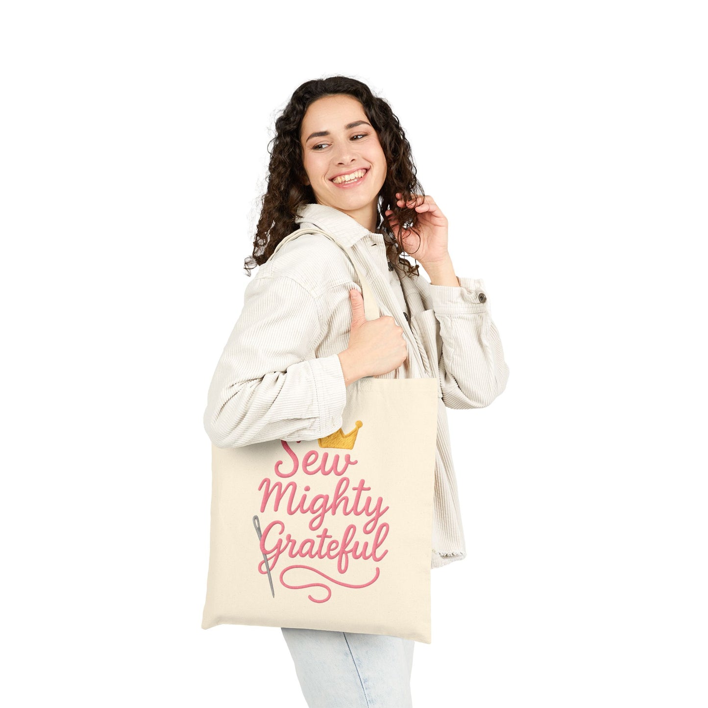 Sew Mighty Grateful 1 Tote Bag