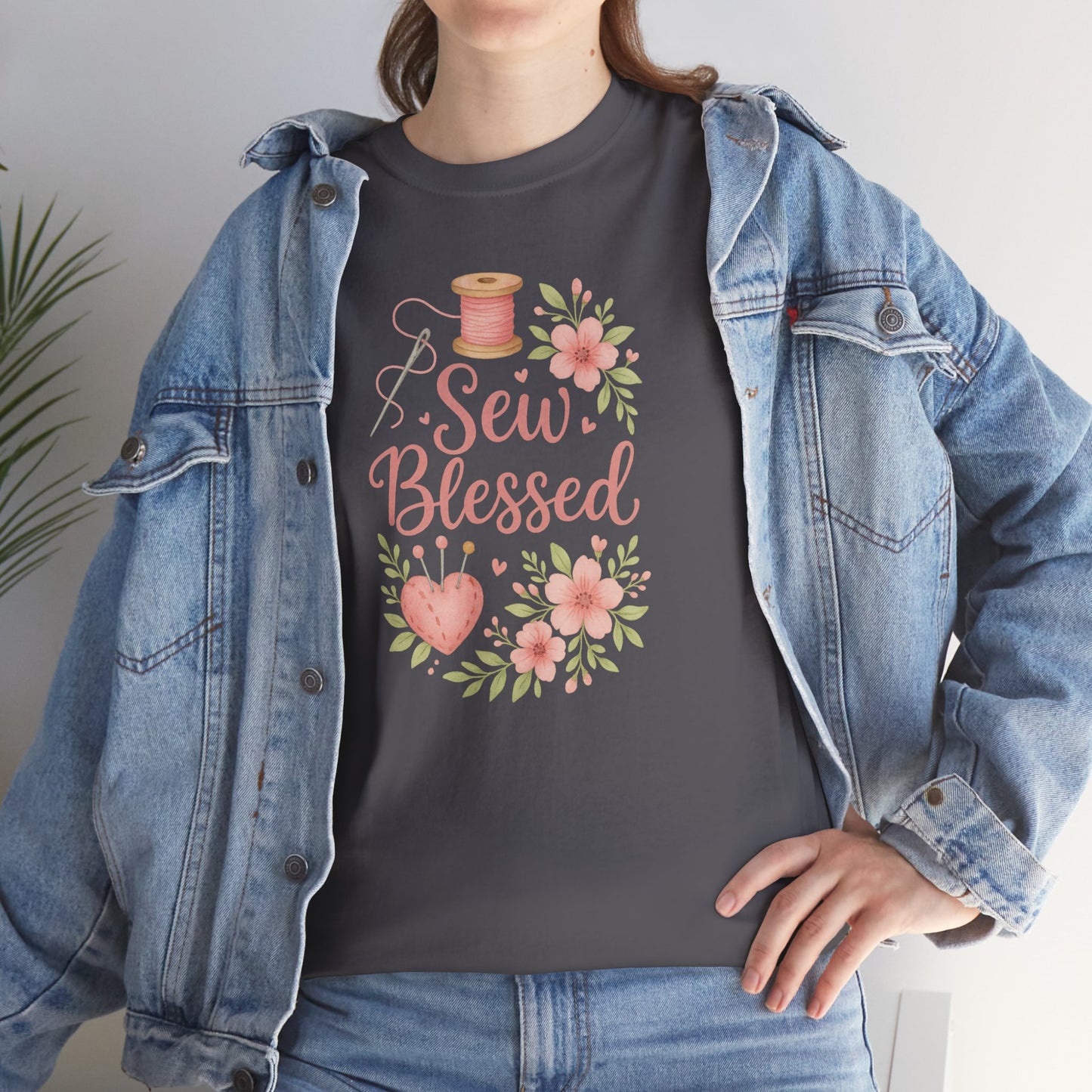 Sew Blessed Floral Tee