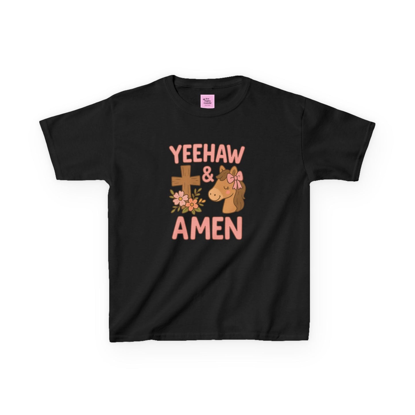 Yeehaw & Amen Kids Tee
