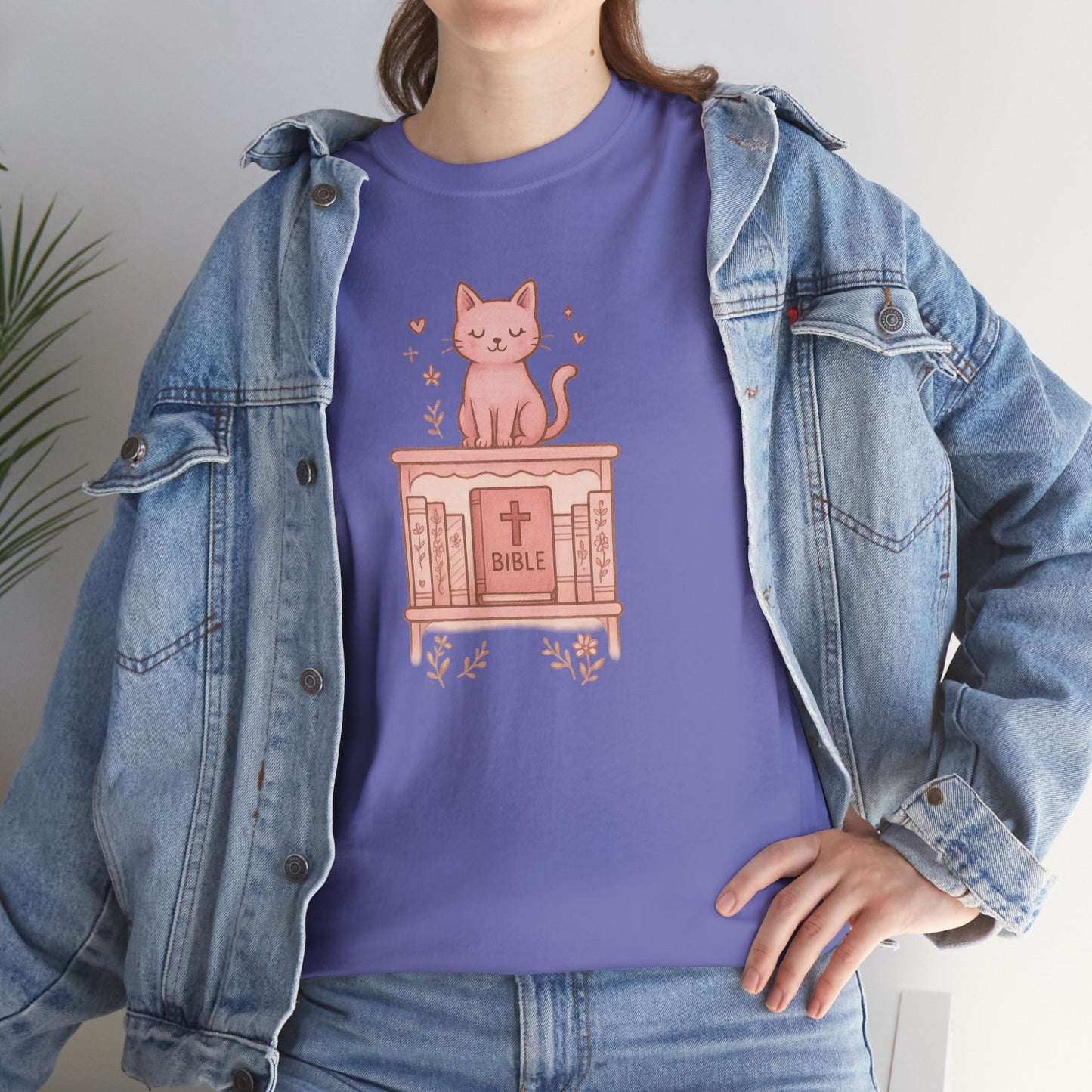 Cute Cat Bible Tee