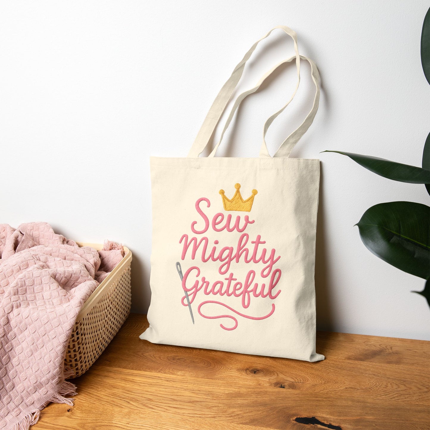 Sew Mighty Grateful 1 Tote Bag
