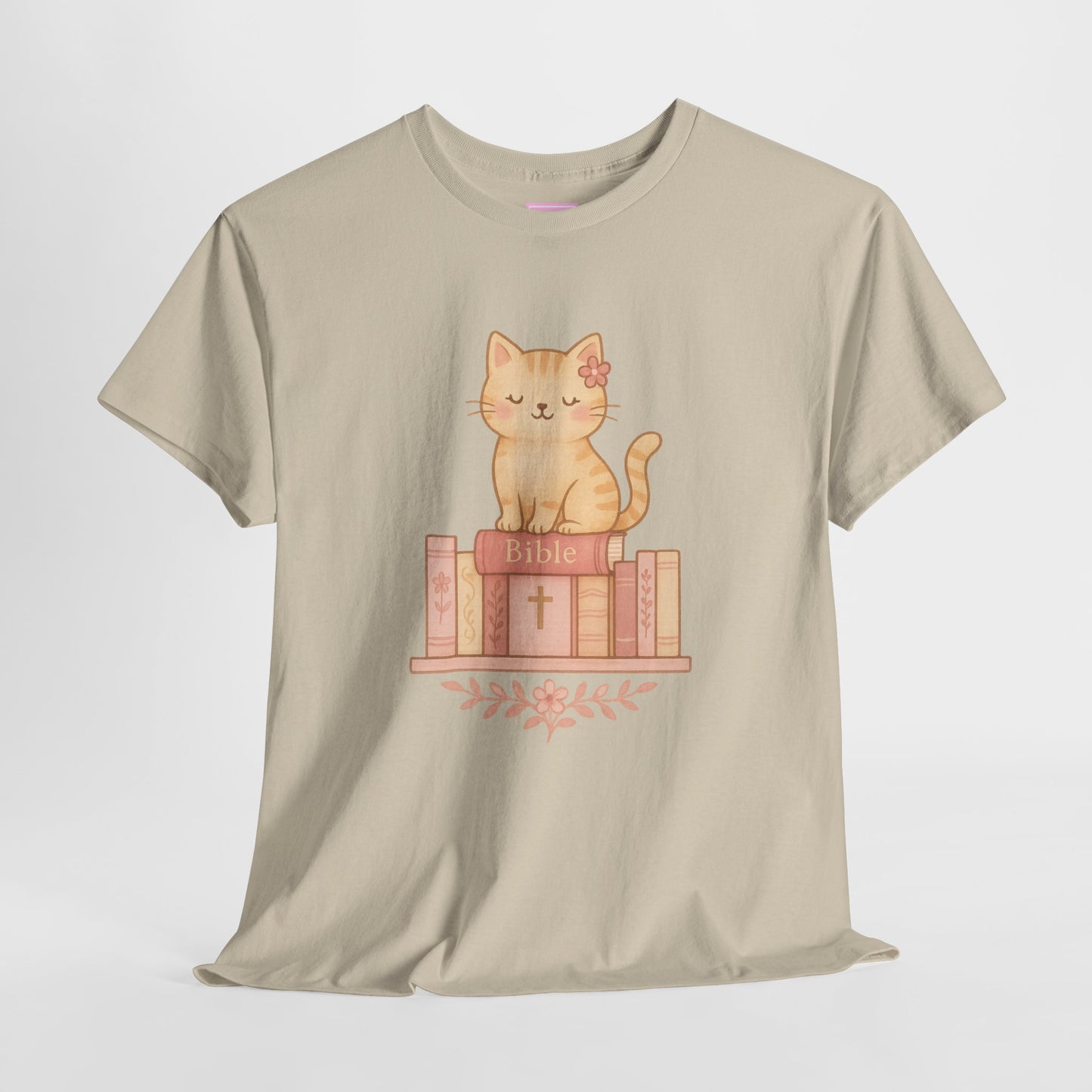 Cute Cat & Bible Lover Tee