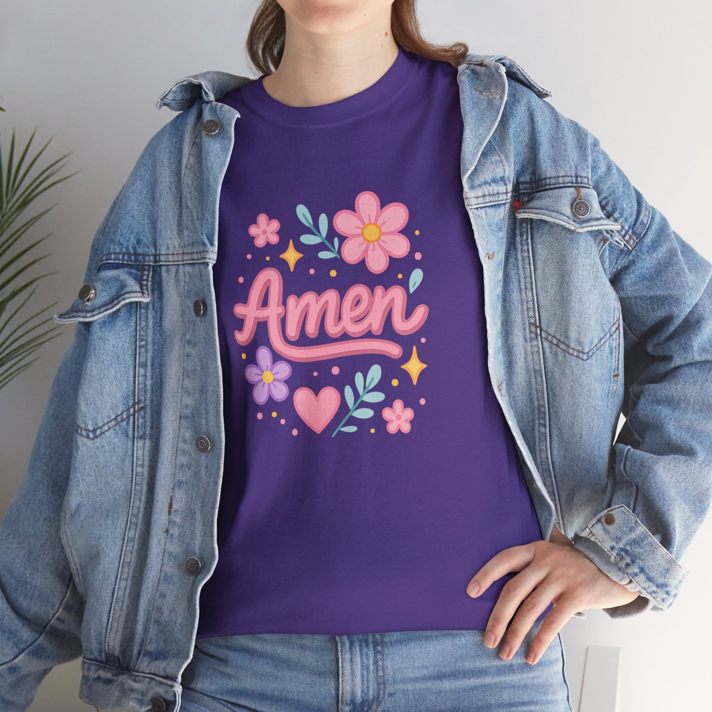 Amen Floral Star Tee