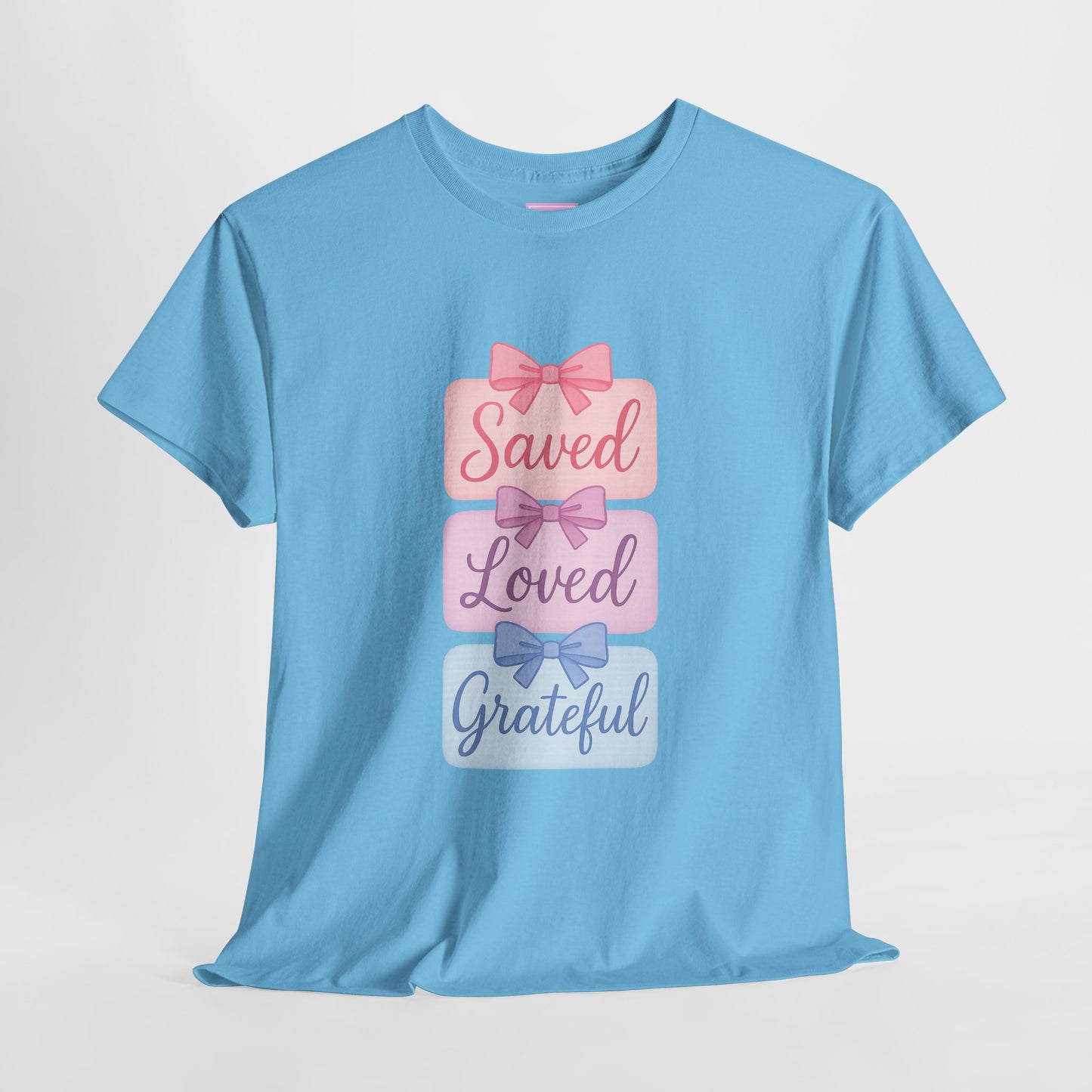 Saved Loved Grateful Tee