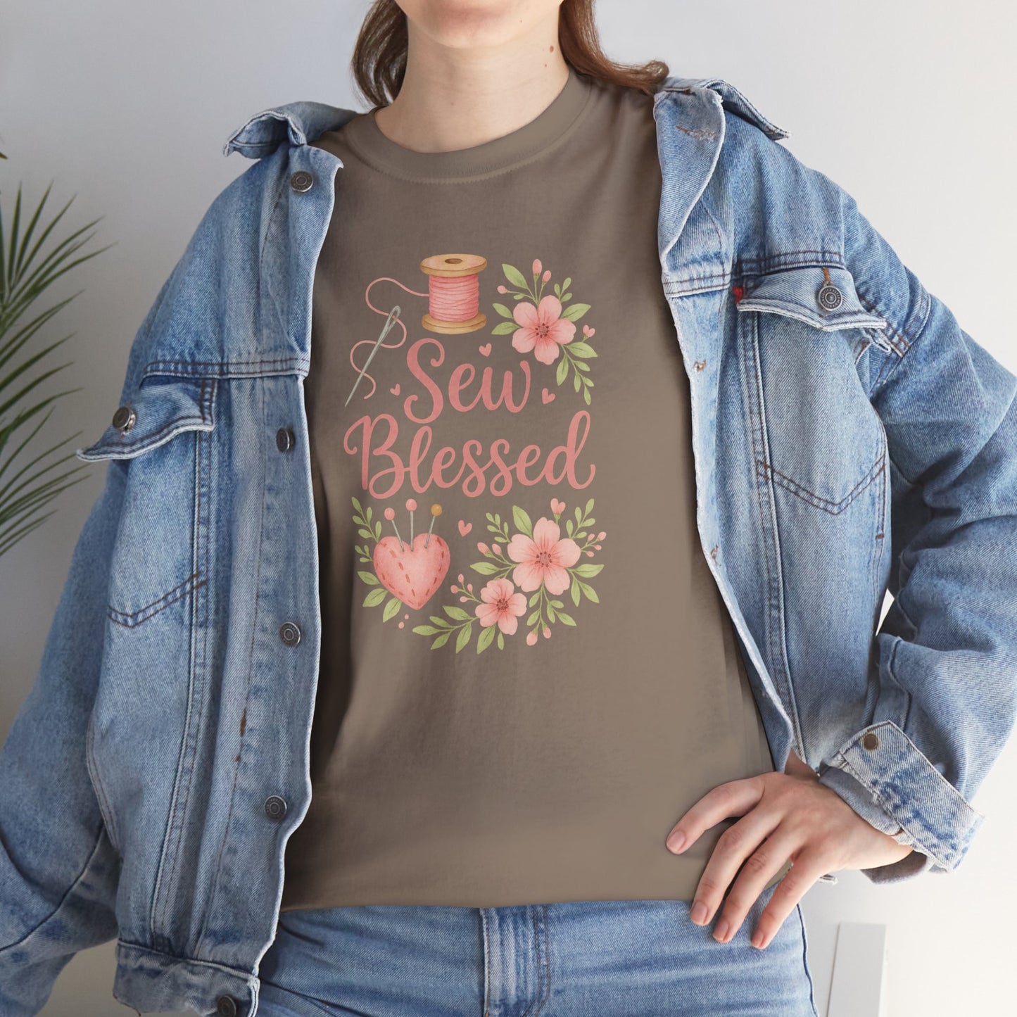 Sew Blessed Floral Tee