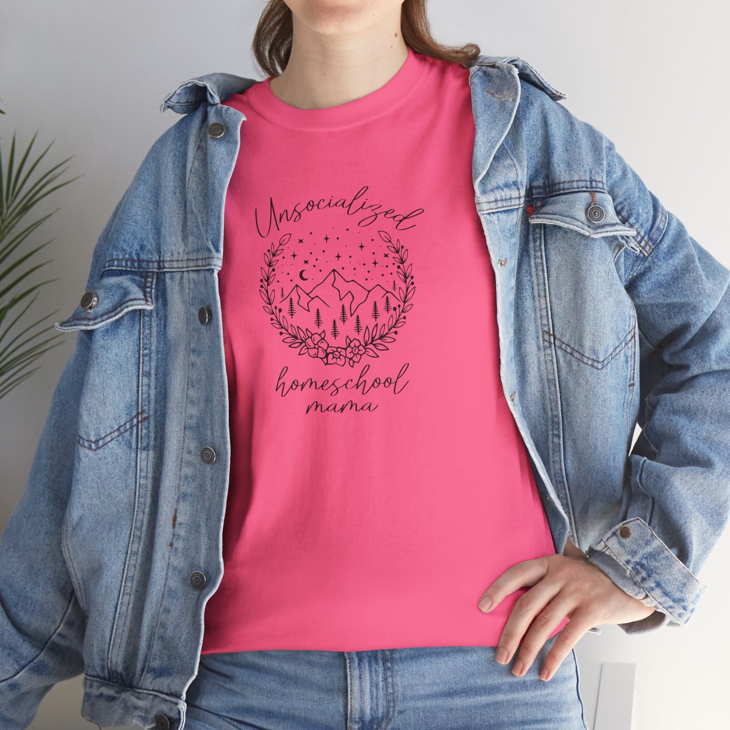 Unsocialized Homeschool Mama Tee